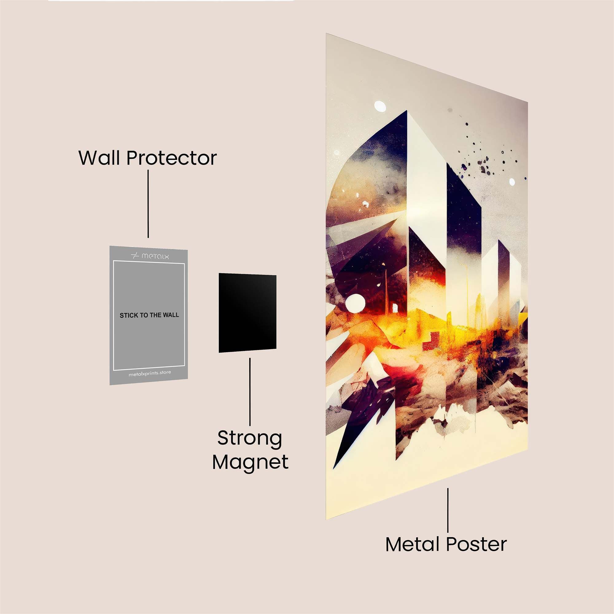 City Blaze Safe Wall Magnetic / M