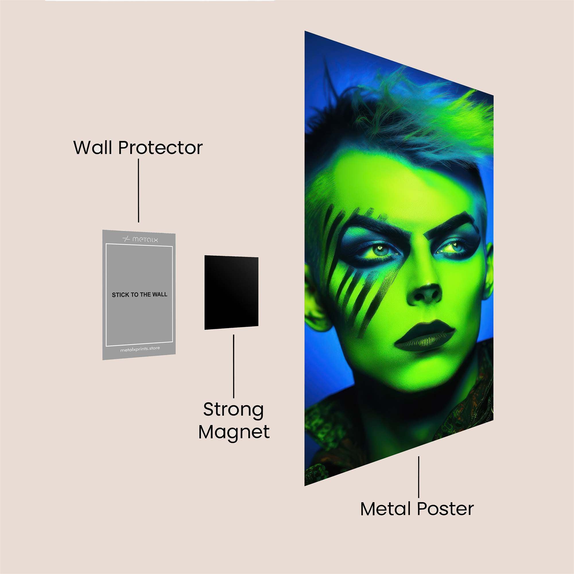 Batman Enigmatic Safe Wall Magnetic / M