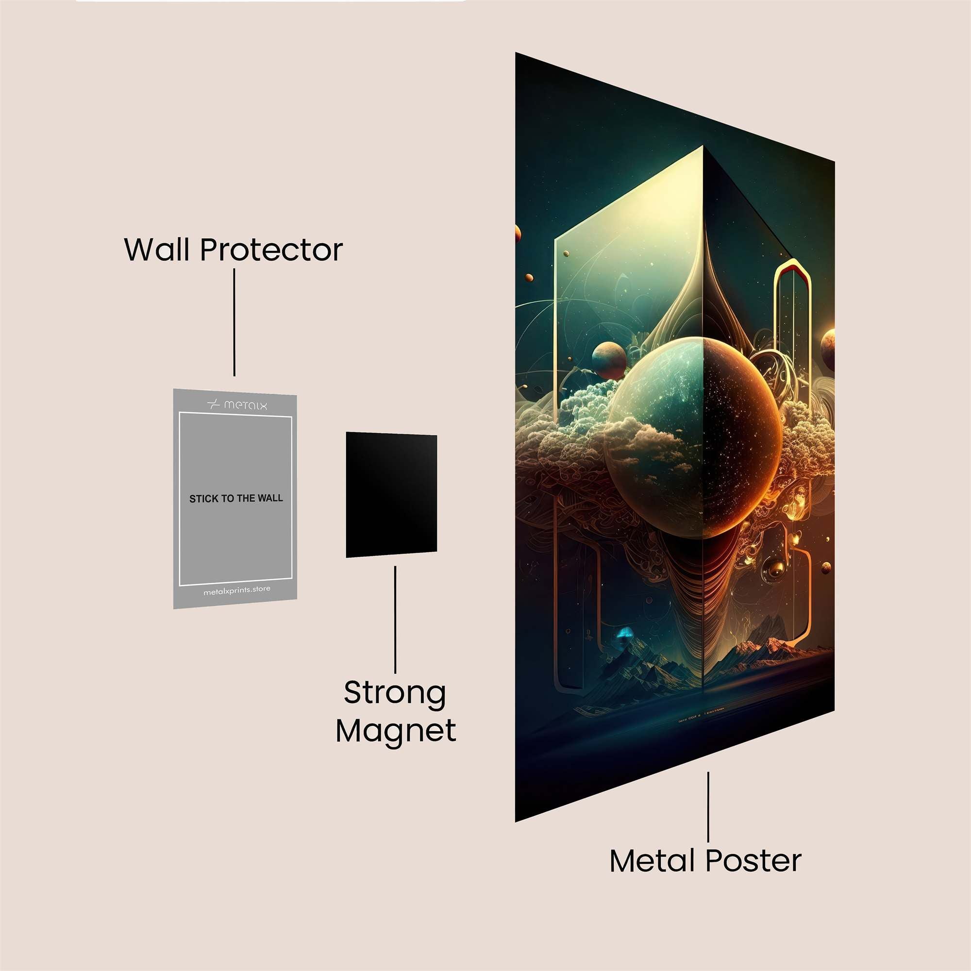 Cosmic Duality Safe Wall Magnetic / M