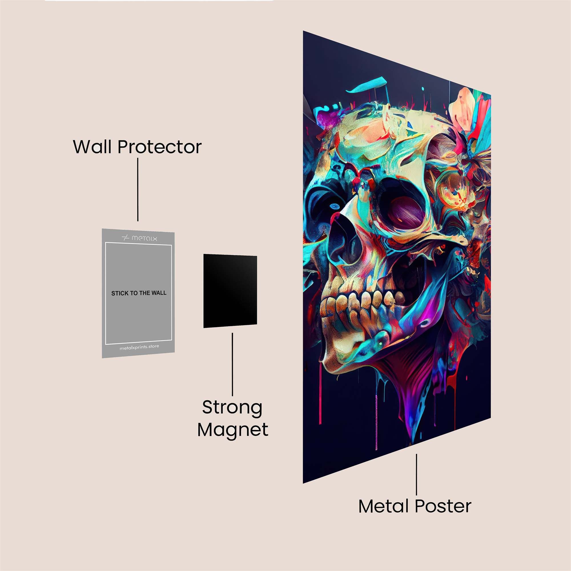 Ultramarine Regal Safe Wall Magnetic / M