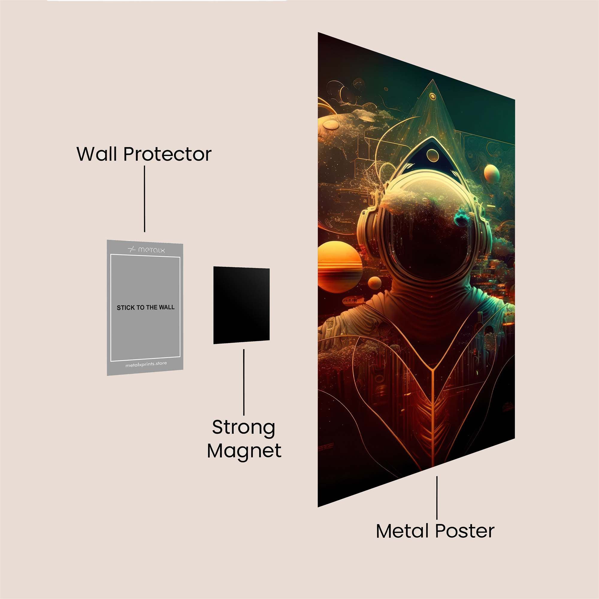 SariStride Safe Wall Magnetic / M