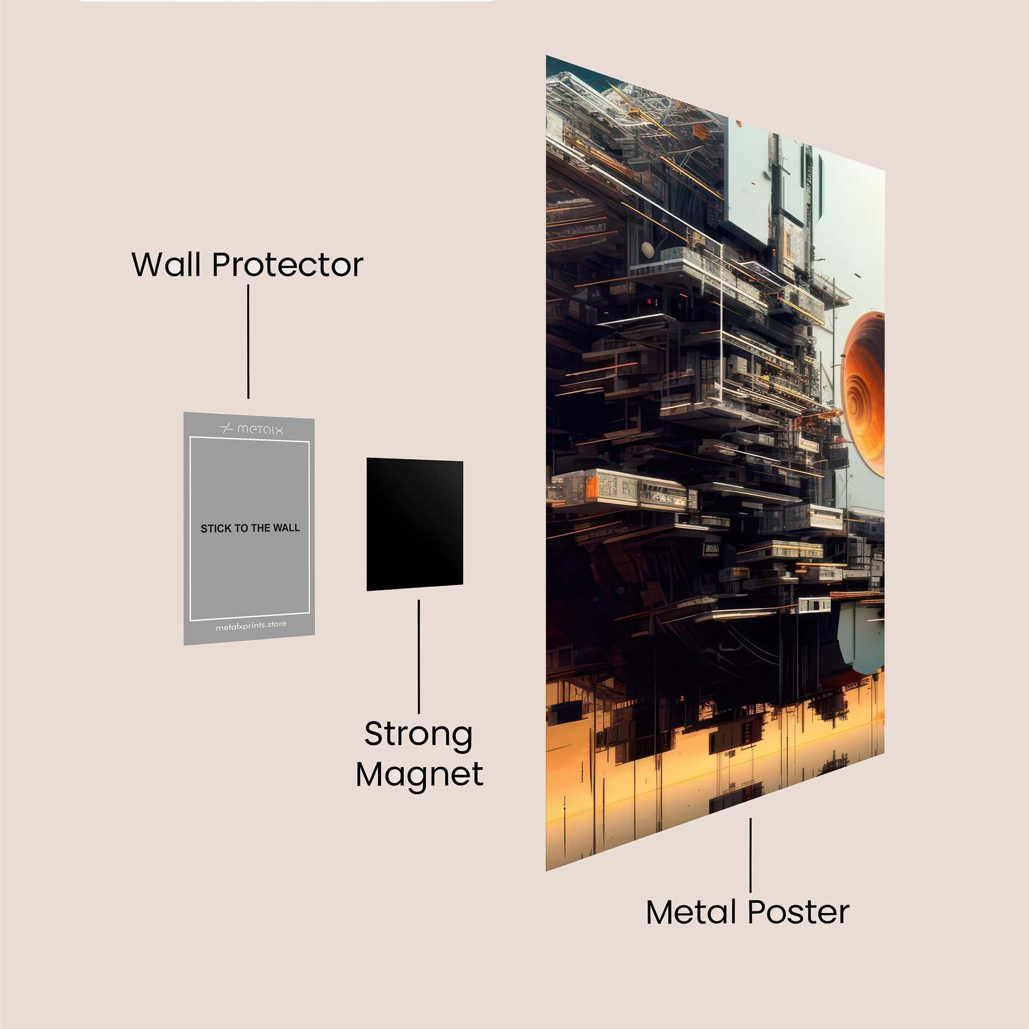 Anubis Enigmatic Safe Wall Magnetic / M