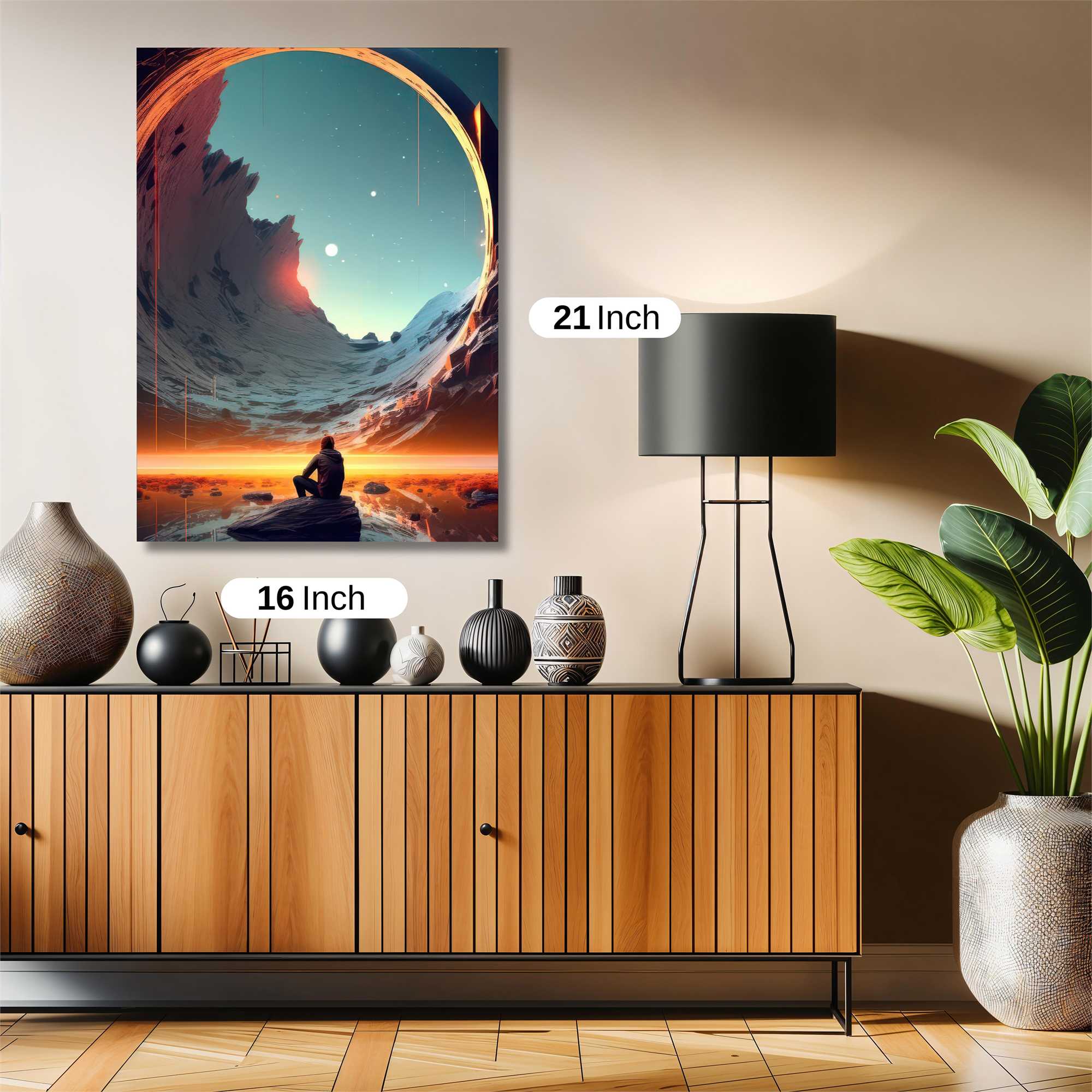 Mountain Serenity Safe Wall Magnetic / M