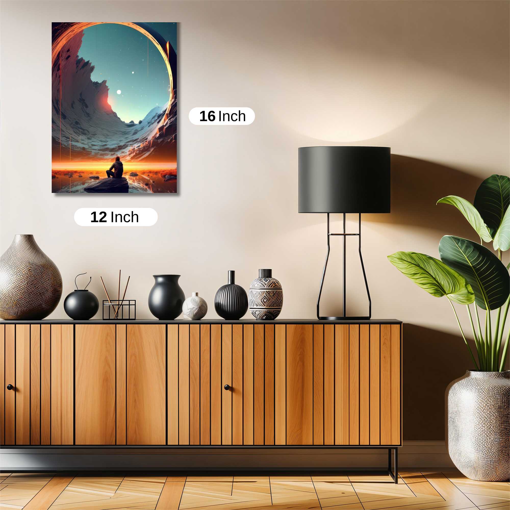 Mountain Serenity Safe Wall Magnetic / M