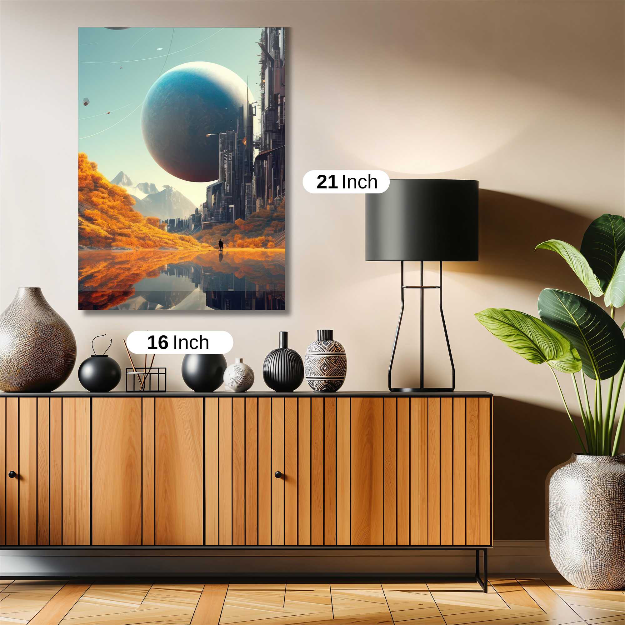 Sunlit Serenity Safe Wall Magnetic / M