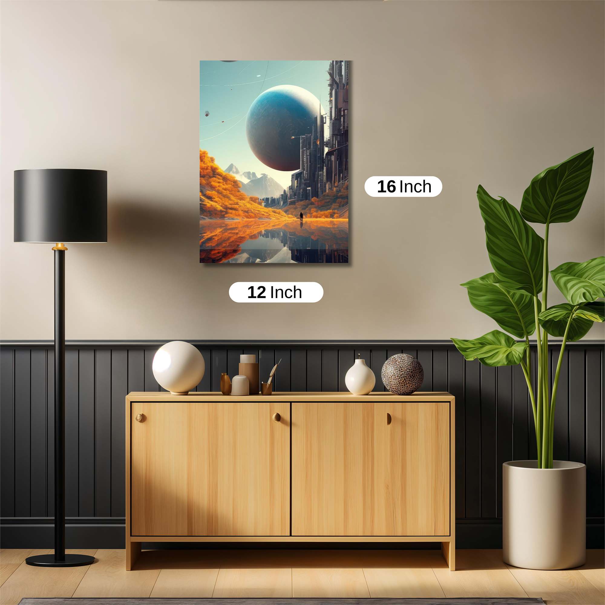 Sunlit Serenity Safe Wall Magnetic / M