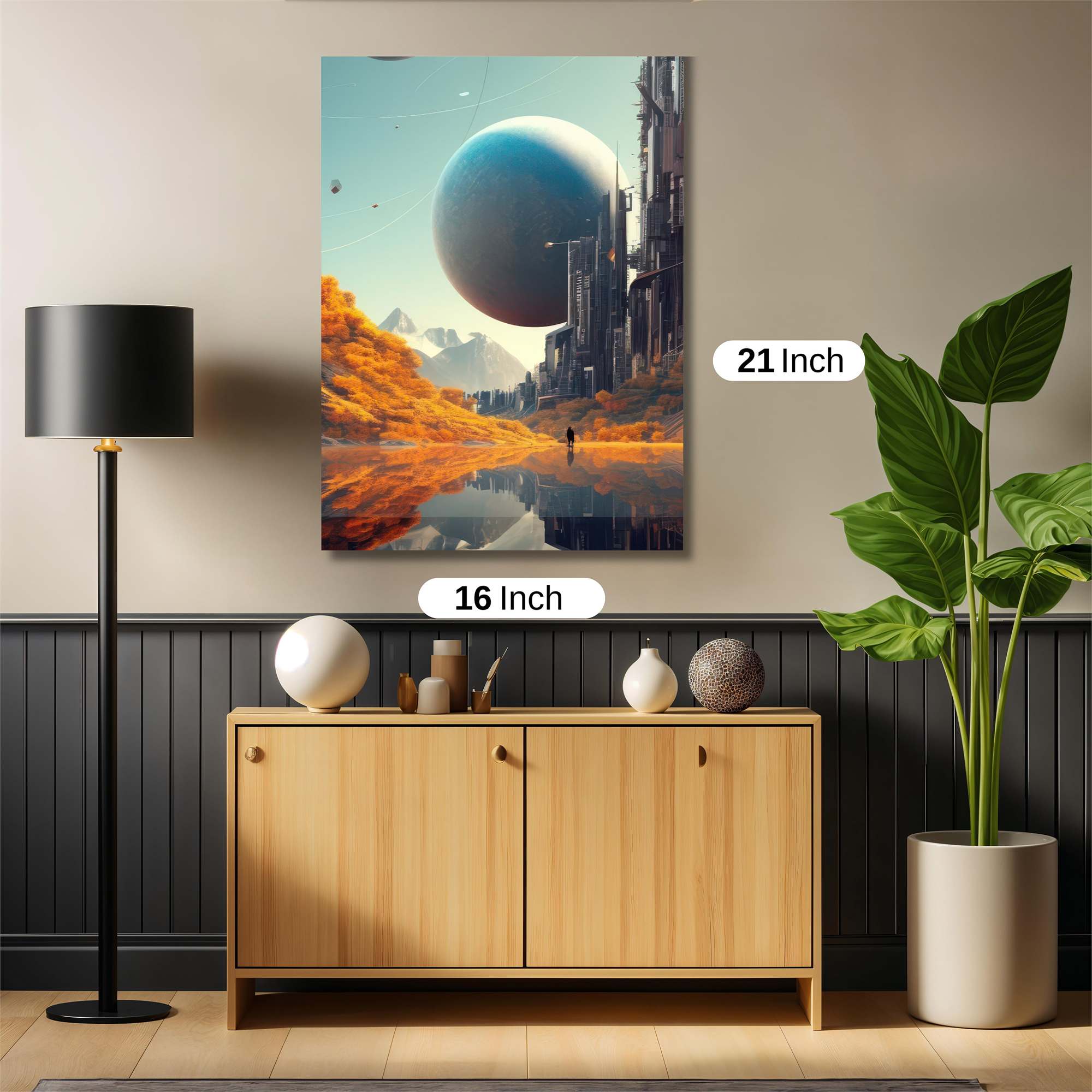Sunlit Serenity Safe Wall Magnetic / M