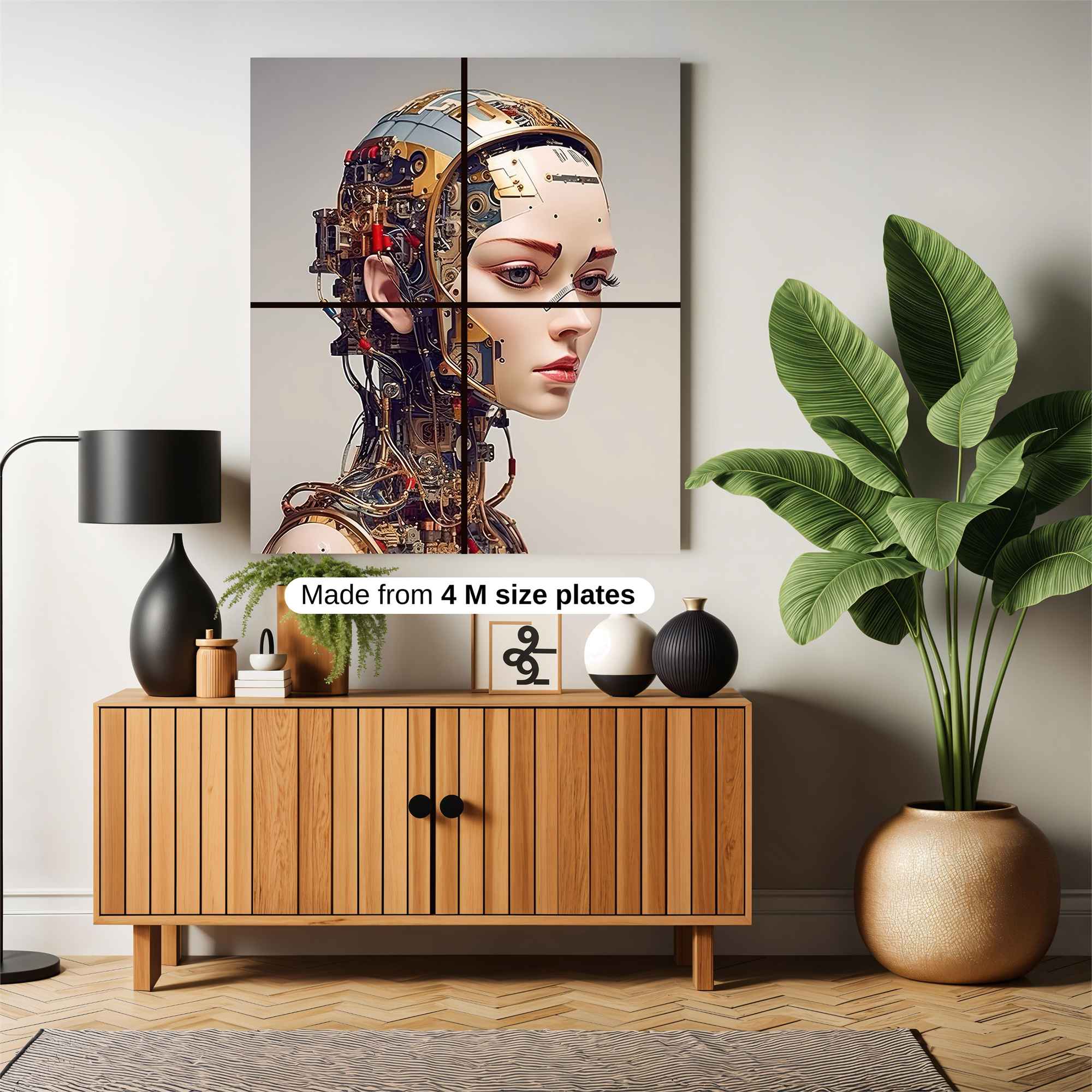 Cyber Serenity Safe Wall Magnetic / M