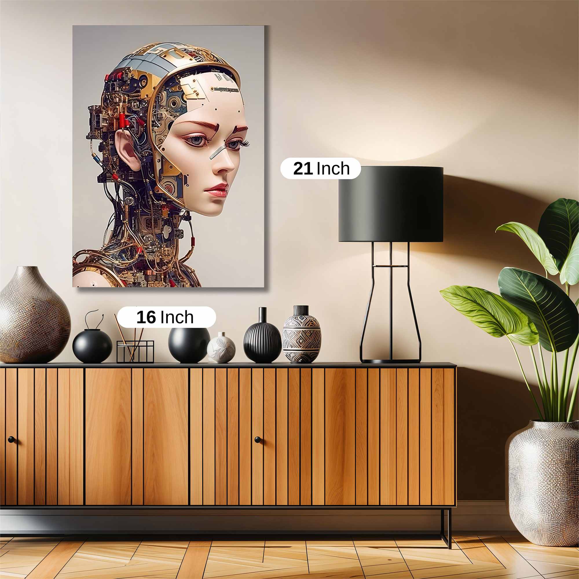 Cyber Serenity Safe Wall Magnetic / M