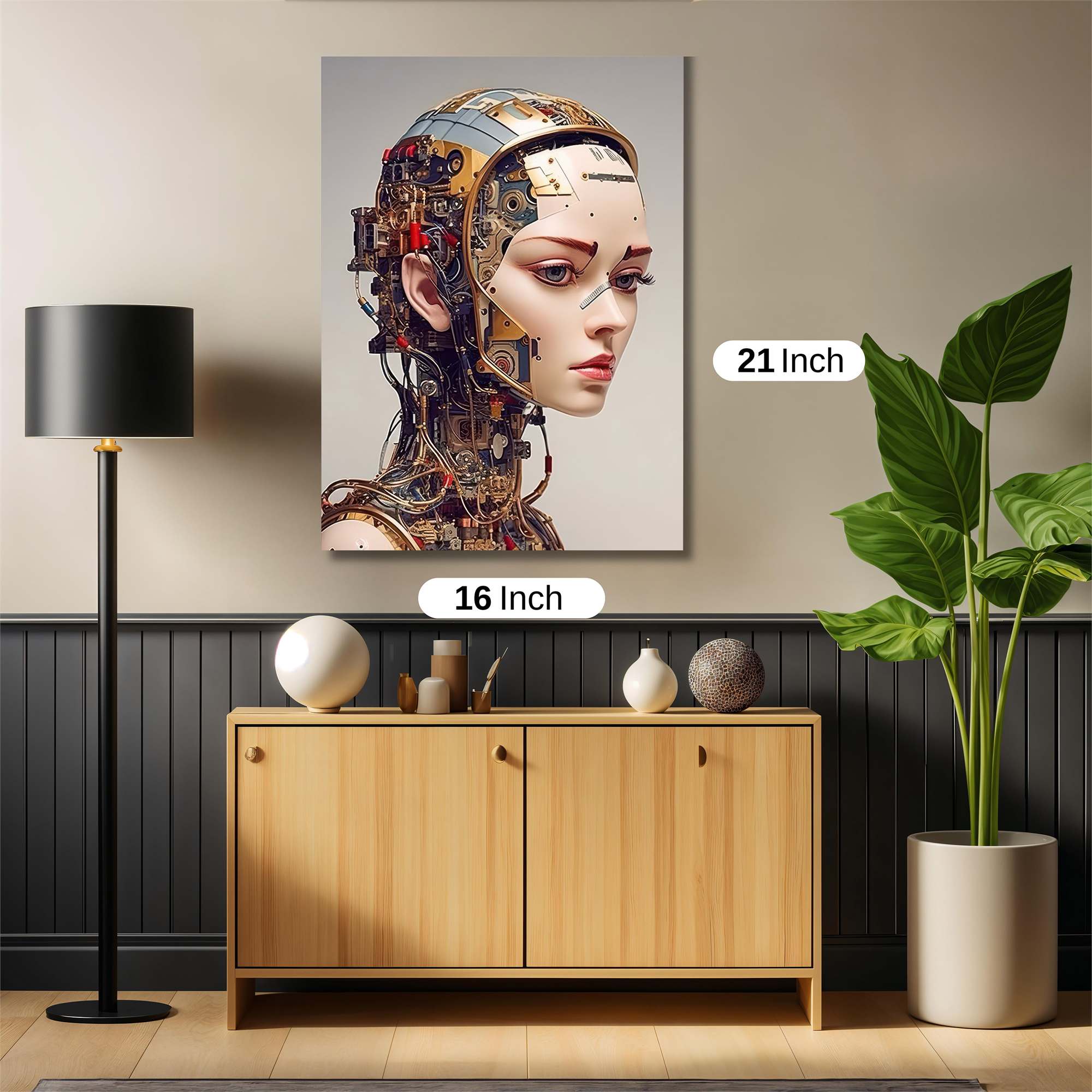 Cyber Serenity Safe Wall Magnetic / M