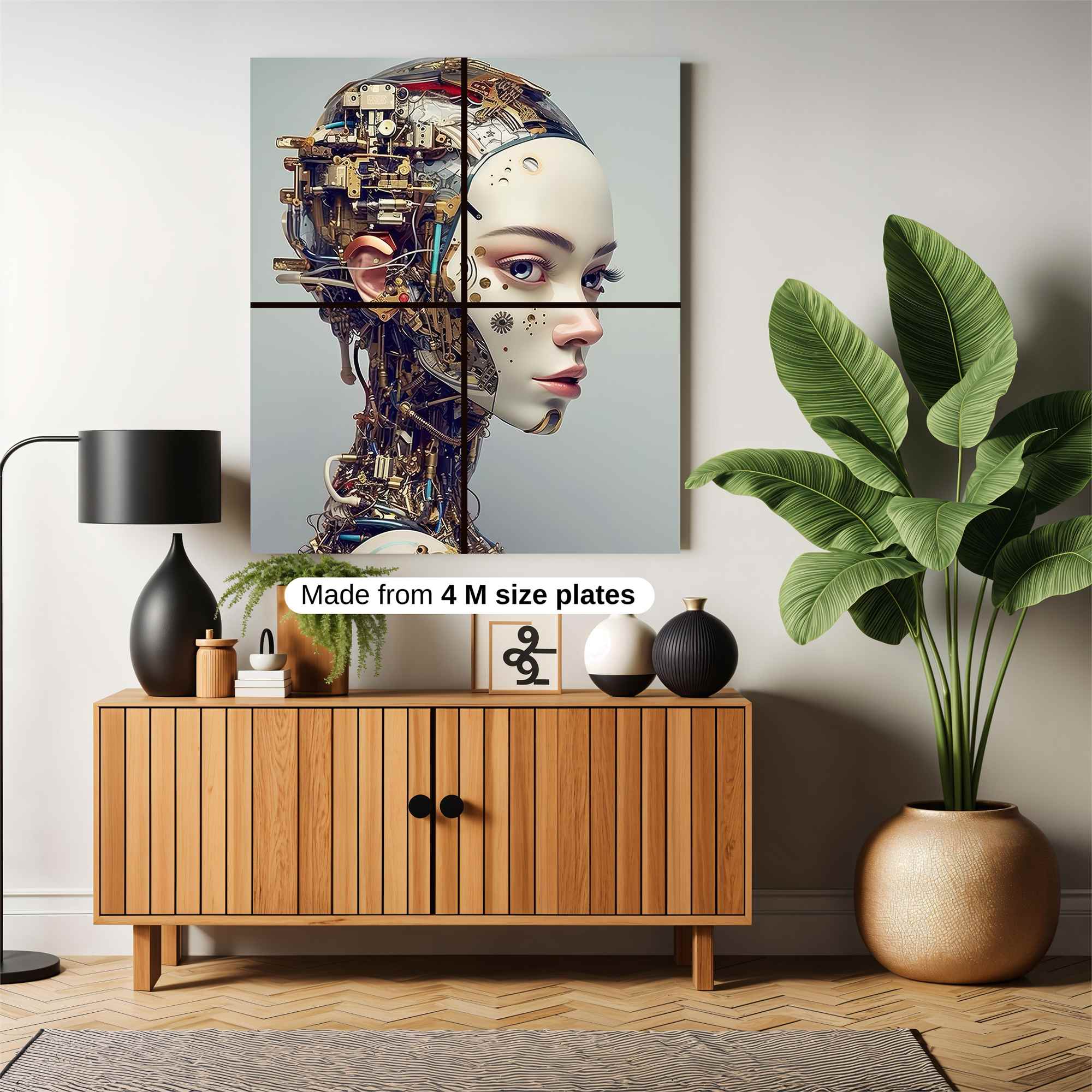 Cyber Serenity Safe Wall Magnetic / M