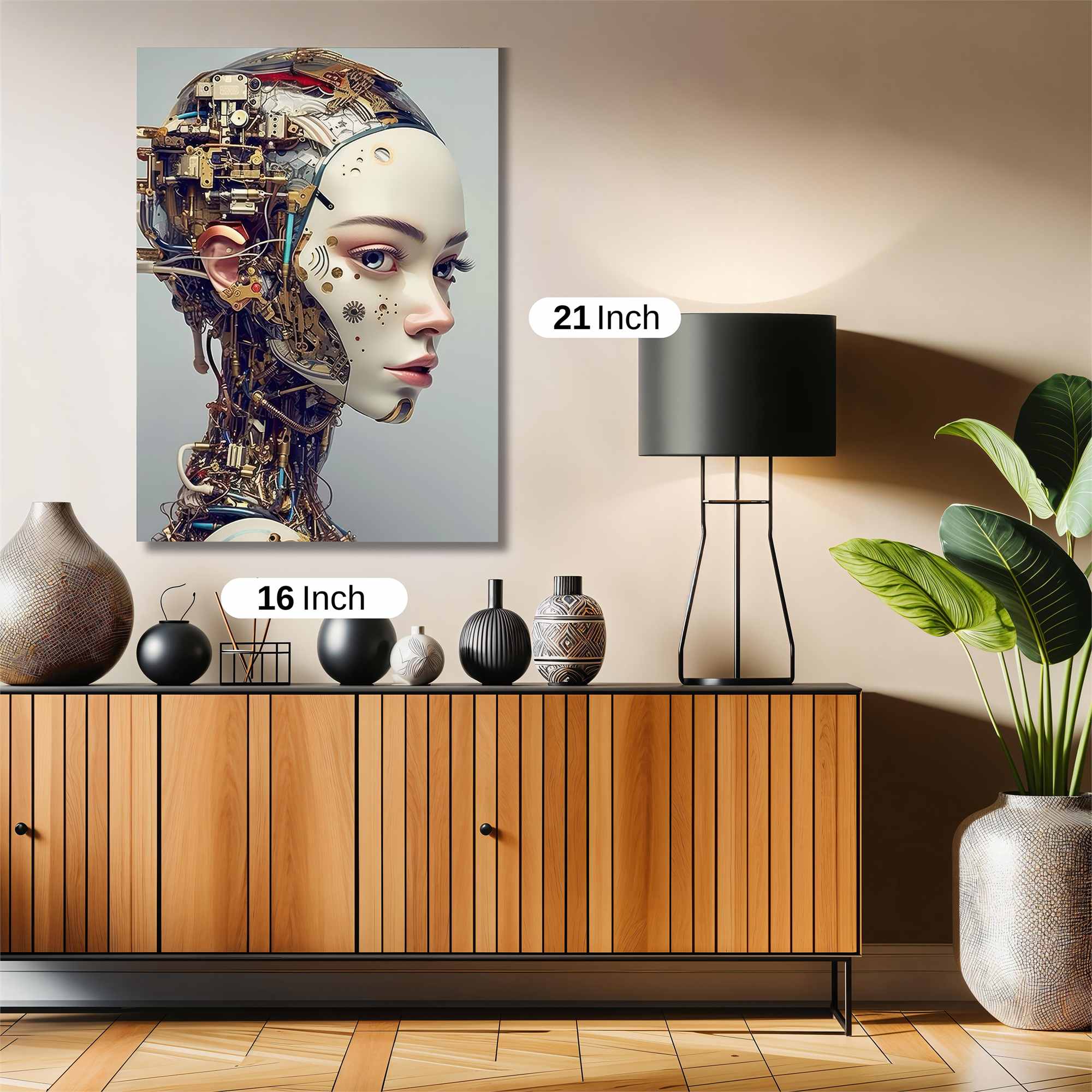 Cyber Serenity Safe Wall Magnetic / M