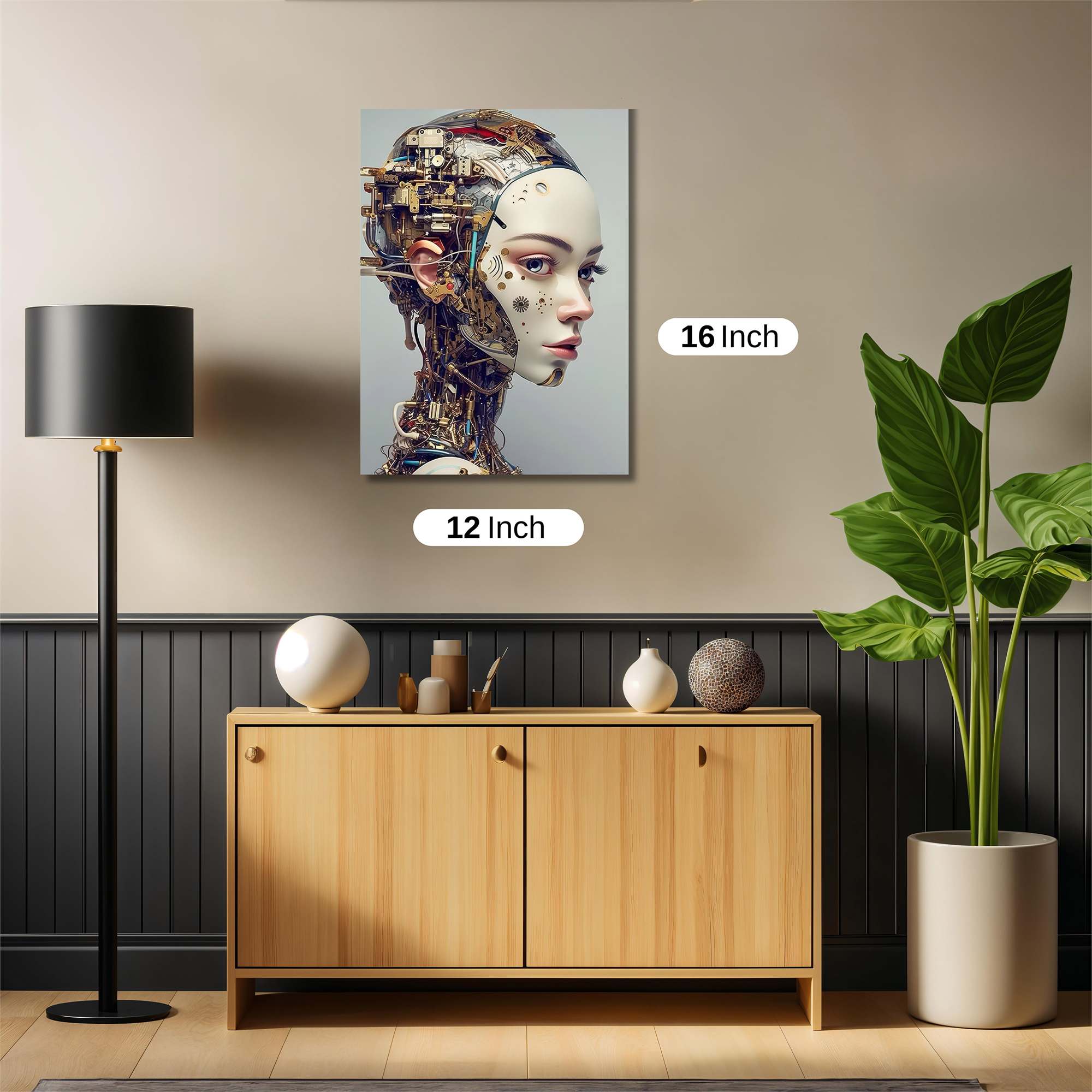 Cyber Serenity Safe Wall Magnetic / M