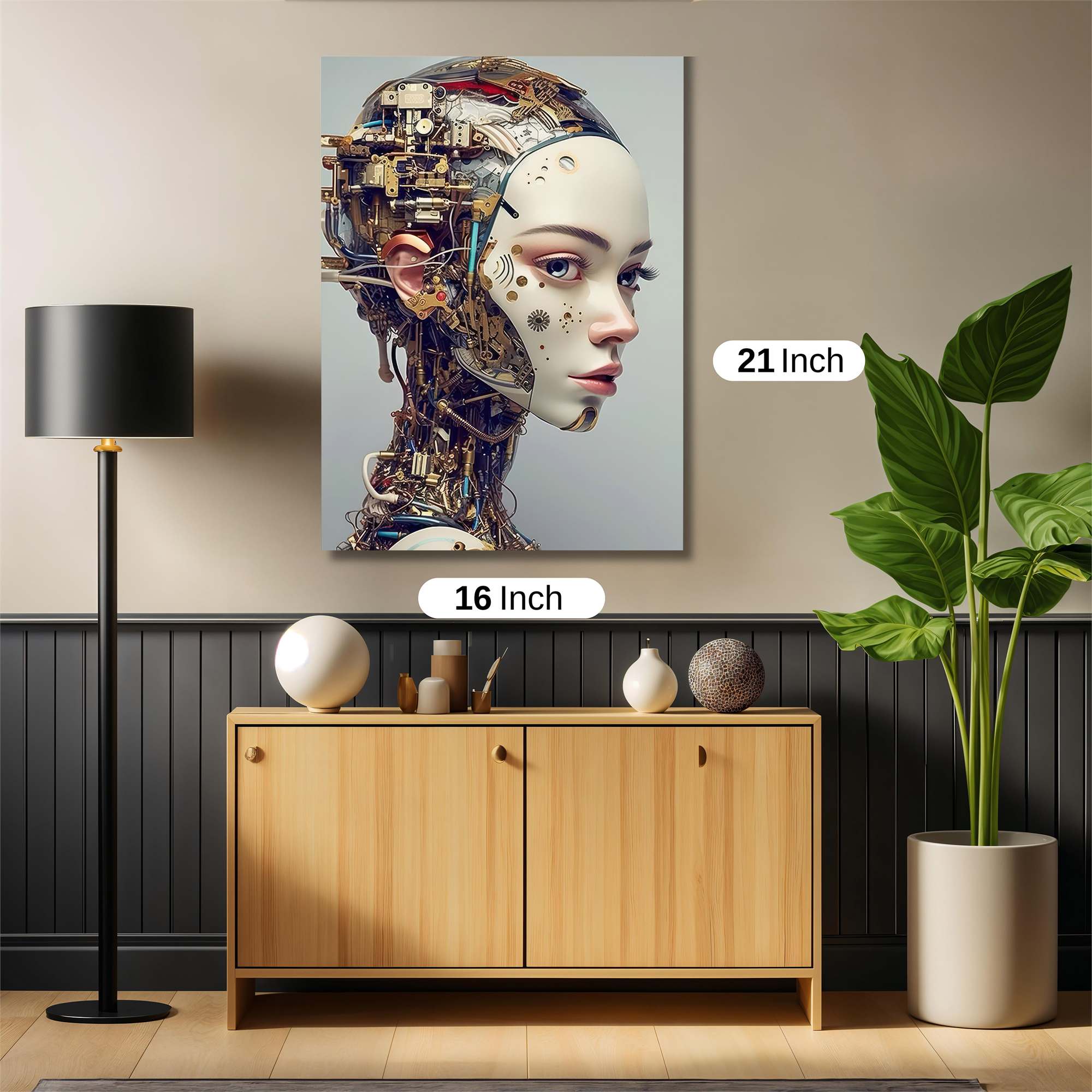 Cyber Serenity Safe Wall Magnetic / M