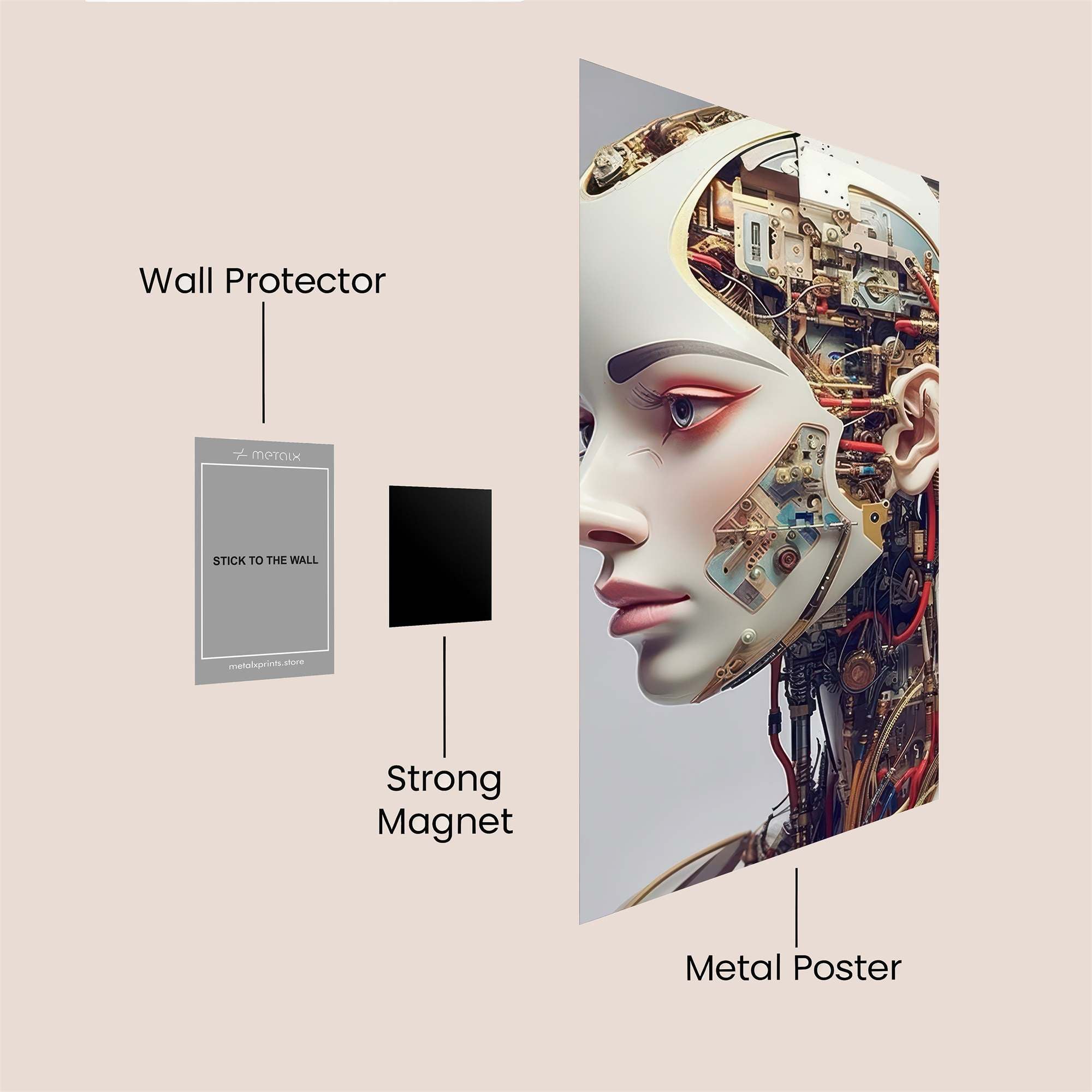 Cyber Harmony Safe Wall Magnetic / M
