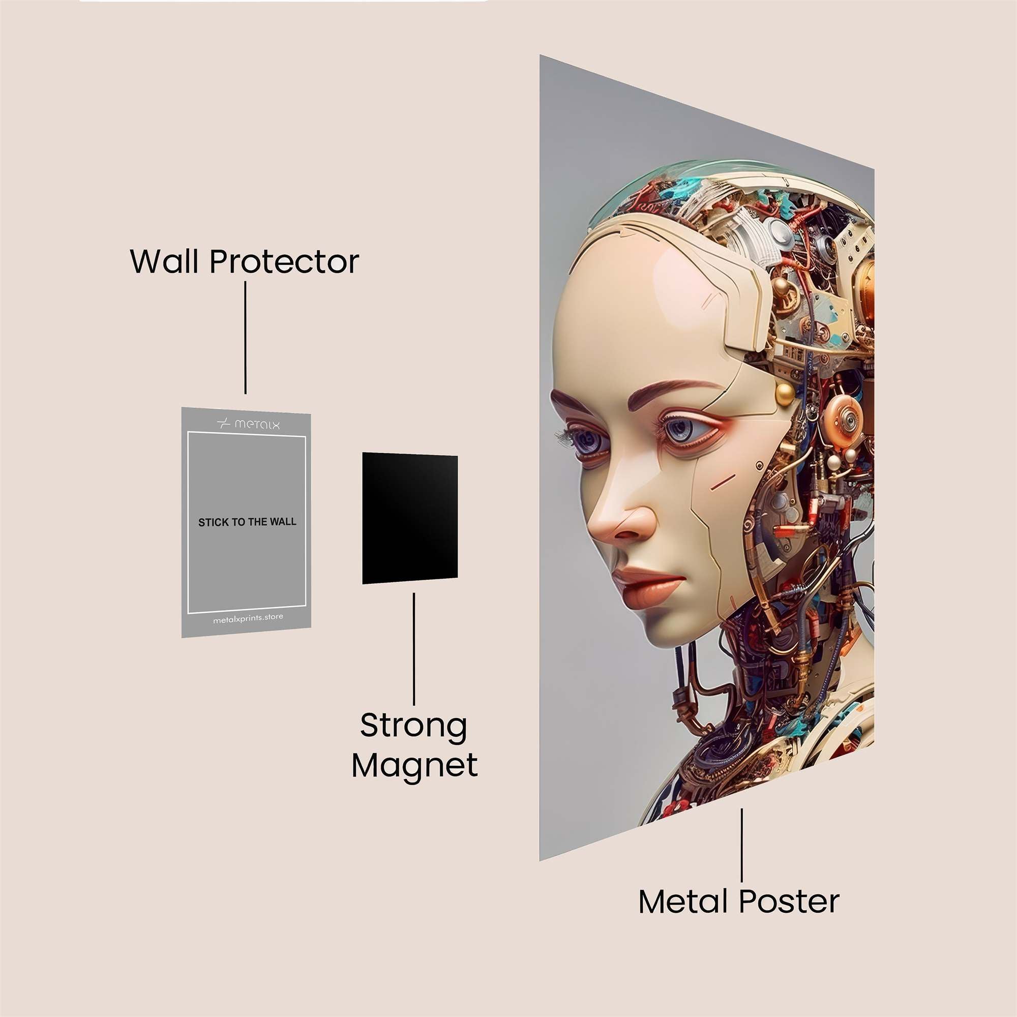 Alien Aristocrat Safe Wall Magnetic / M