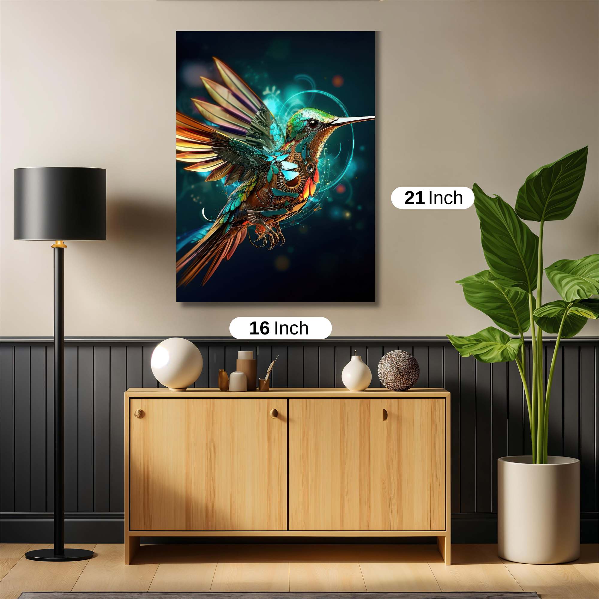 Hummingbird Radiance Safe Wall Magnetic / M