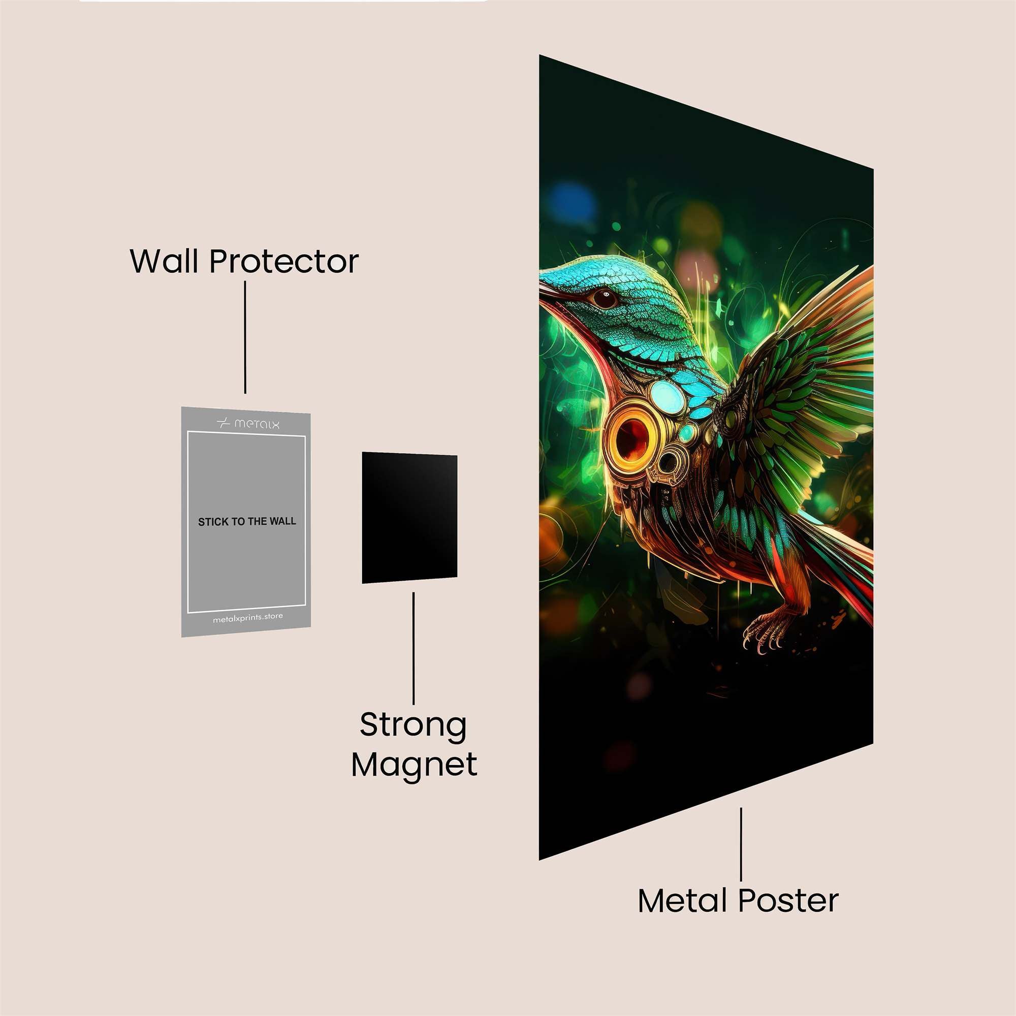 Robot Serenity Safe Wall Magnetic / M