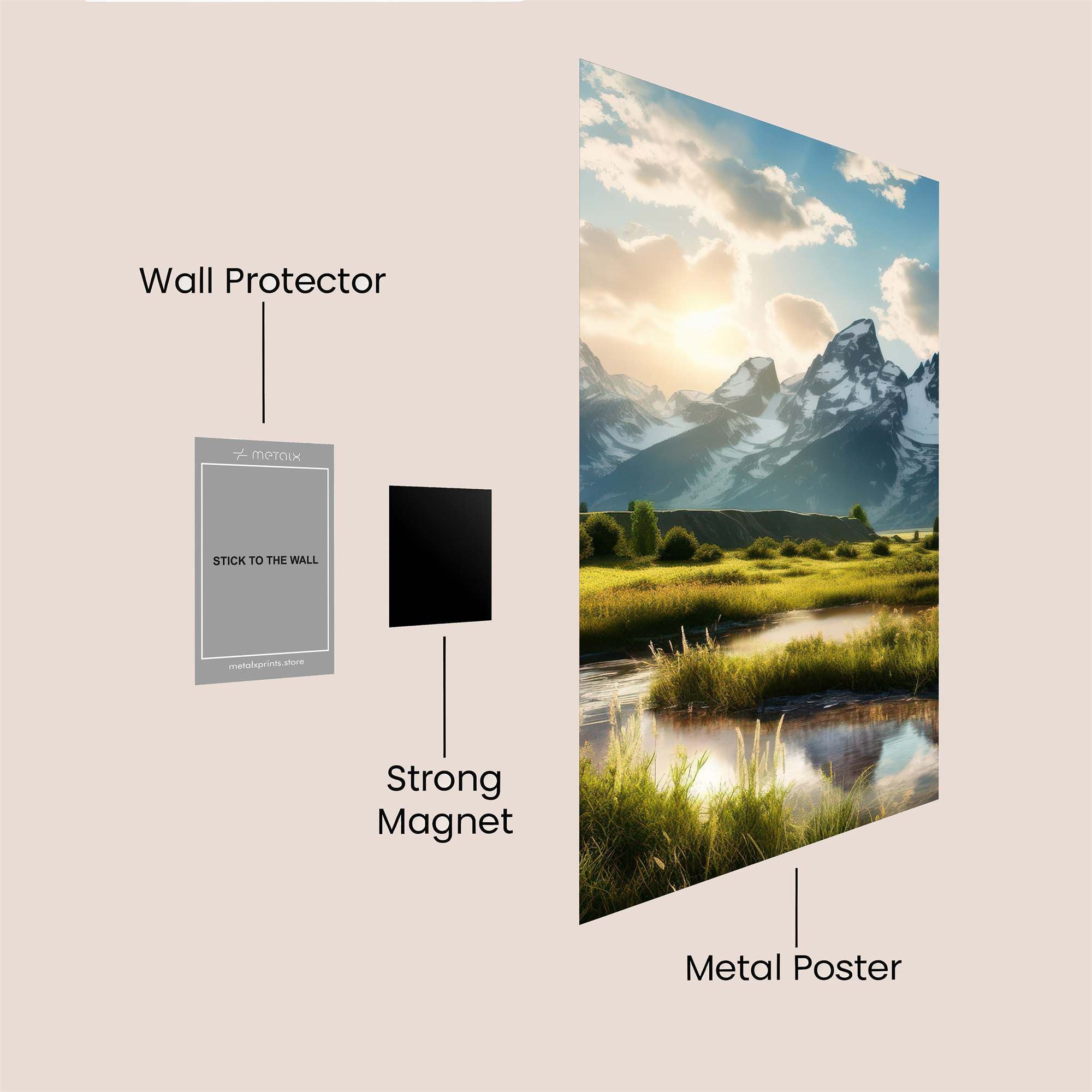 Moth Serenity Safe Wall Magnetic / M