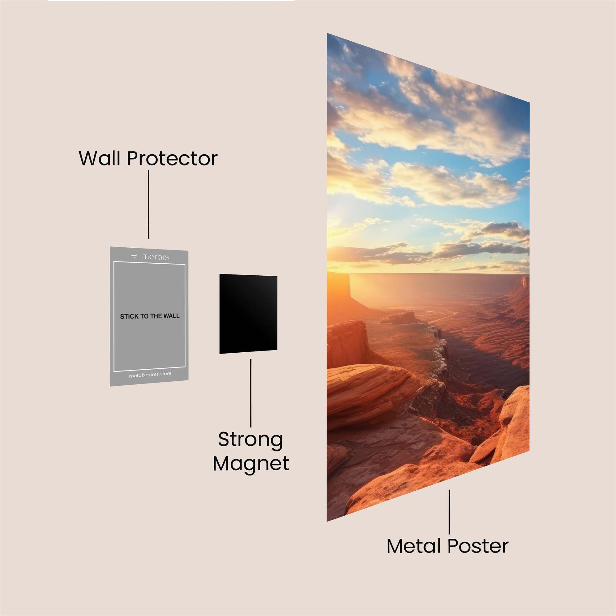 Knight Dread Safe Wall Magnetic / M
