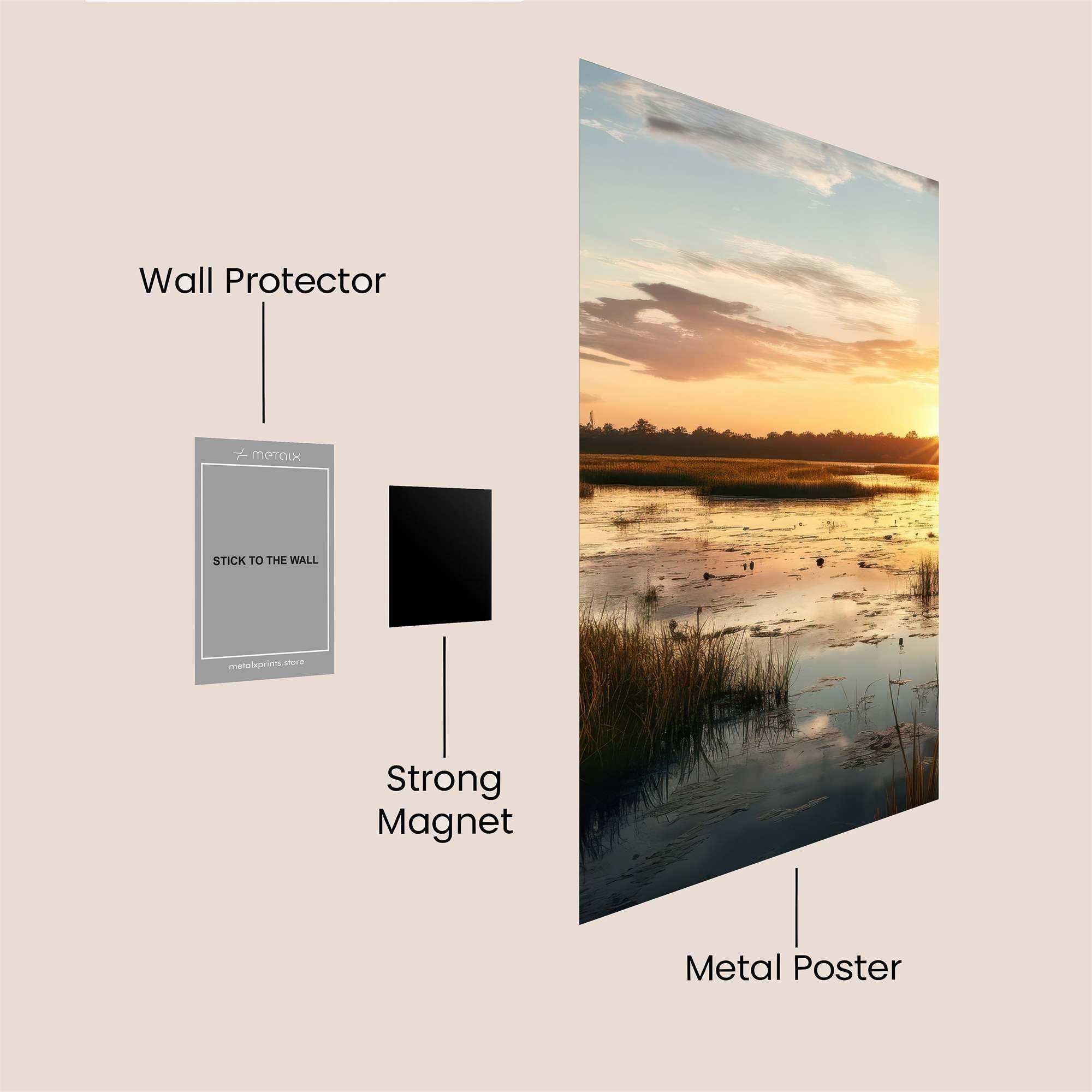 Chaplain Sombre Safe Wall Magnetic / M