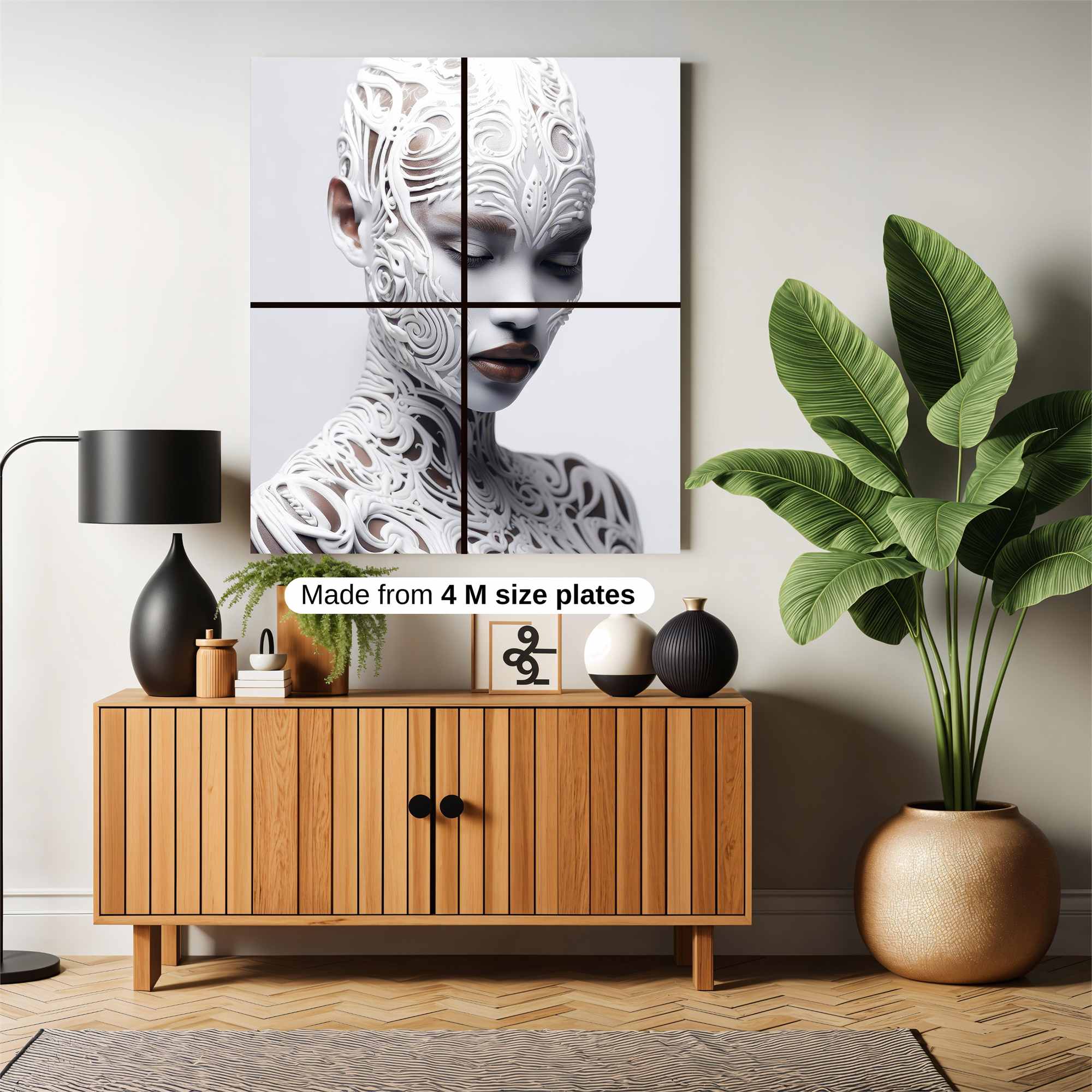 Ornate Serenity Safe Wall Magnetic / M