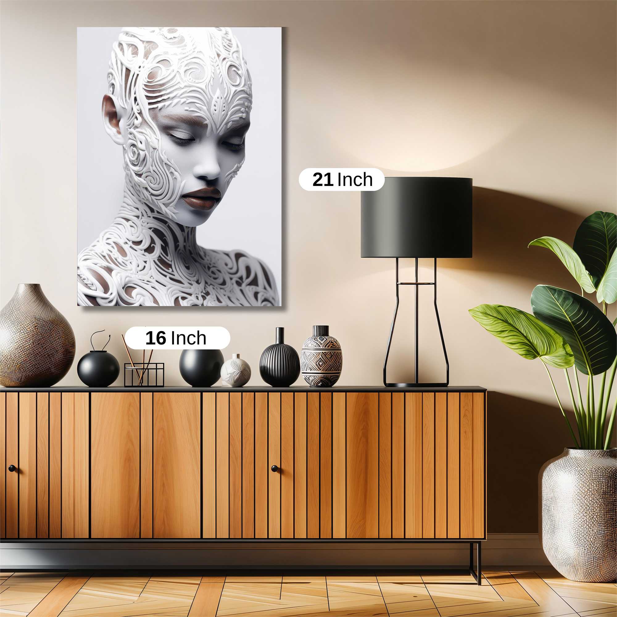 Ornate Serenity Safe Wall Magnetic / M