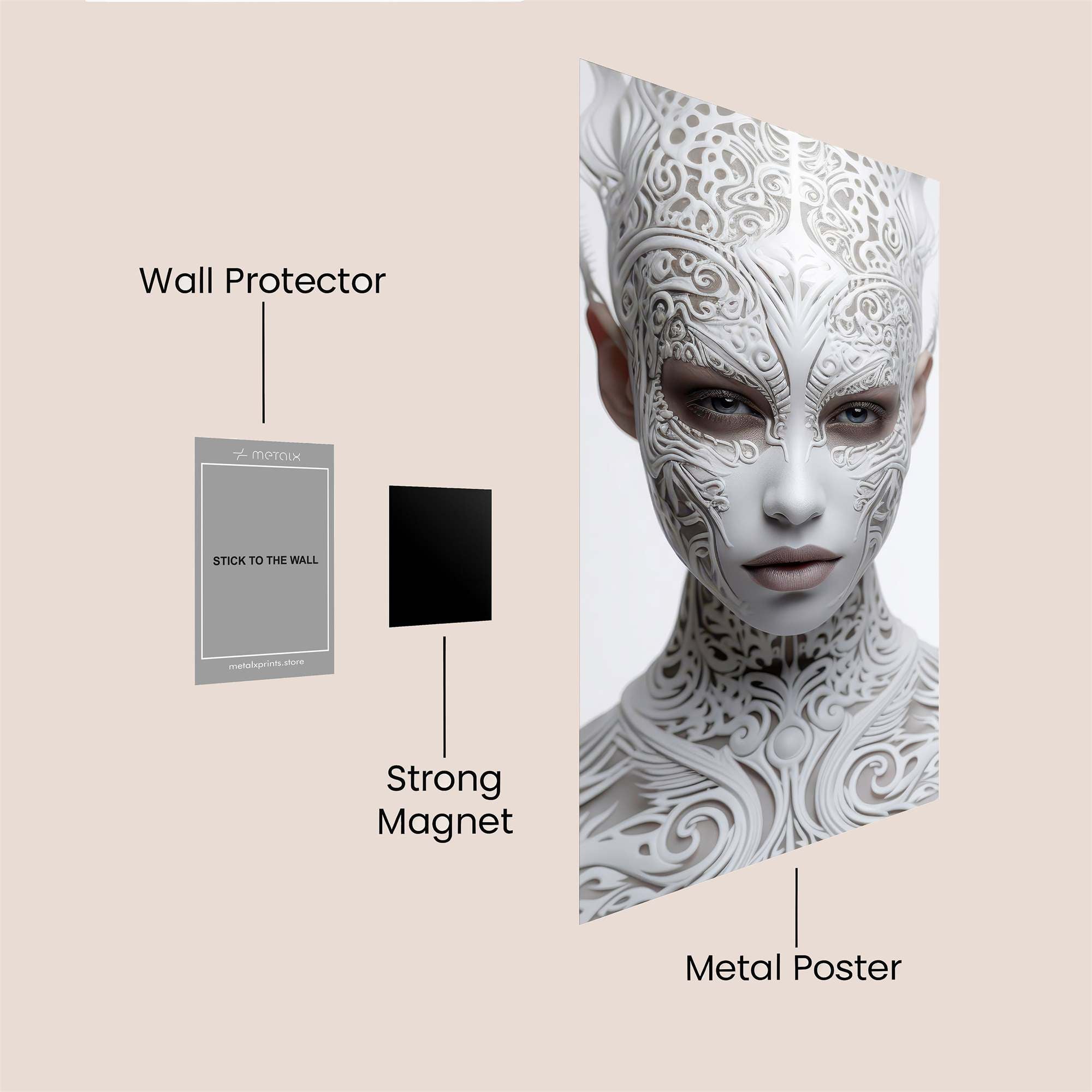 Frost Queen Safe Wall Magnetic / M