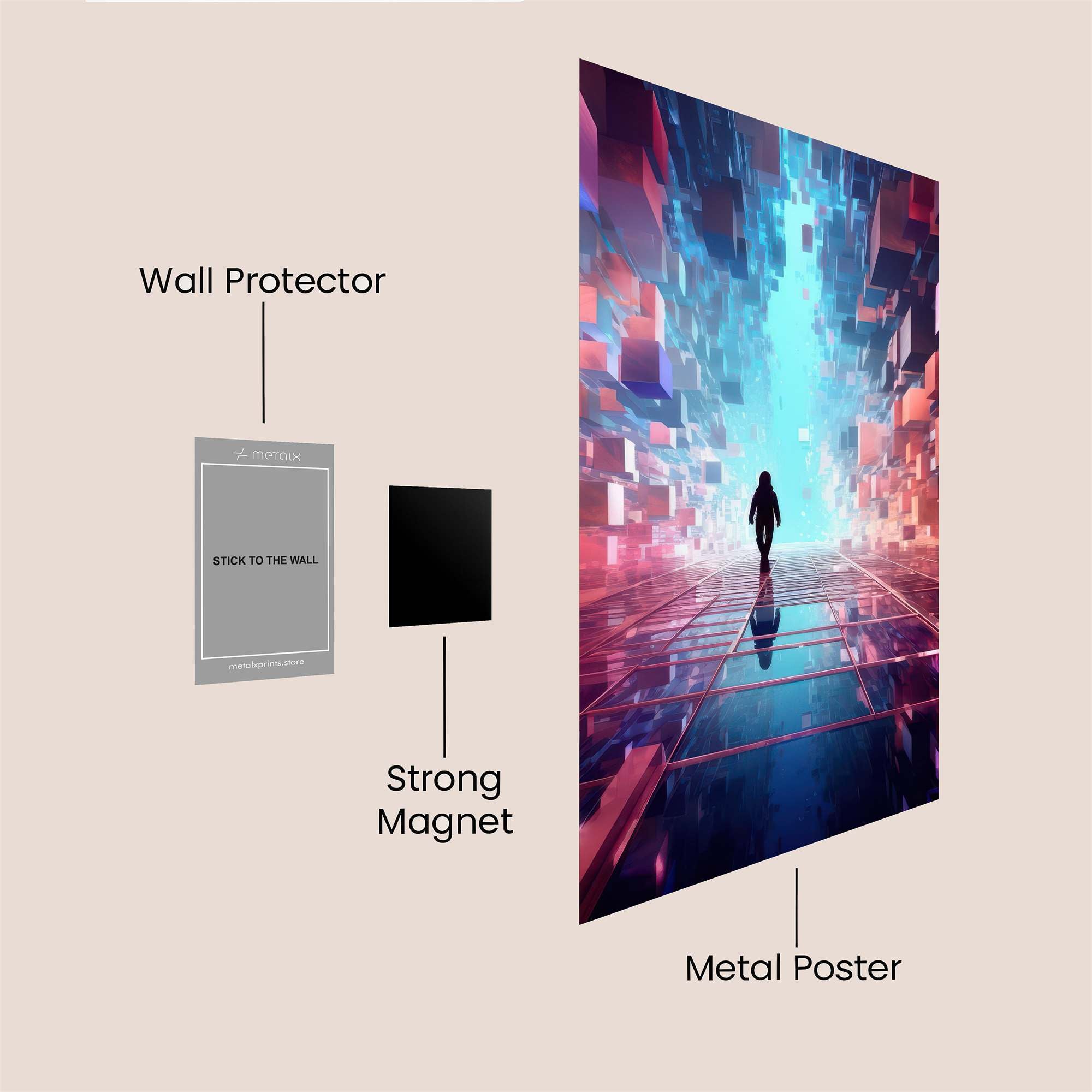 Ghostly Wail Safe Wall Magnetic / M
