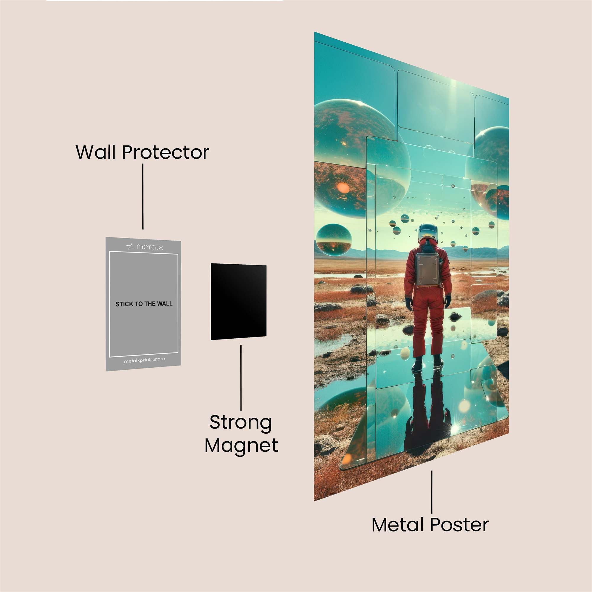 Anubis Enigmatic Safe Wall Magnetic / M
