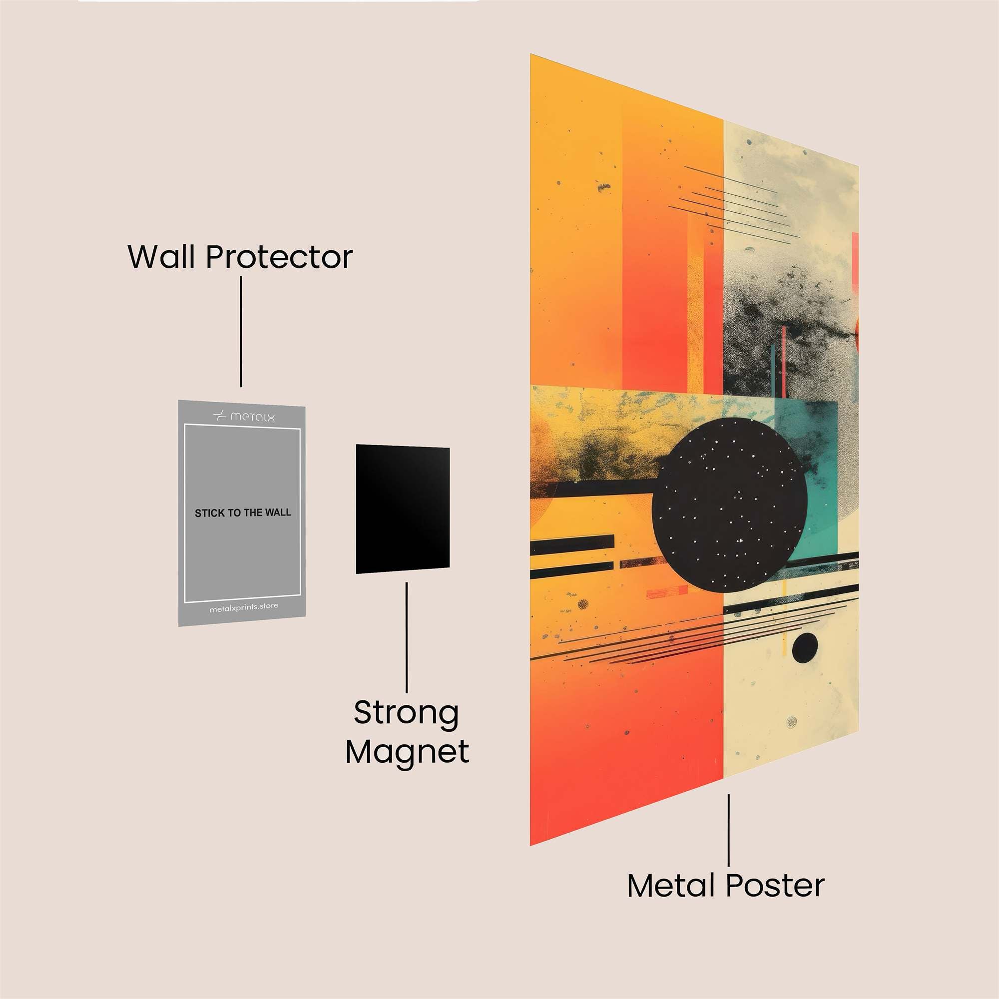Cosmic Serenity Safe Wall Magnetic / M