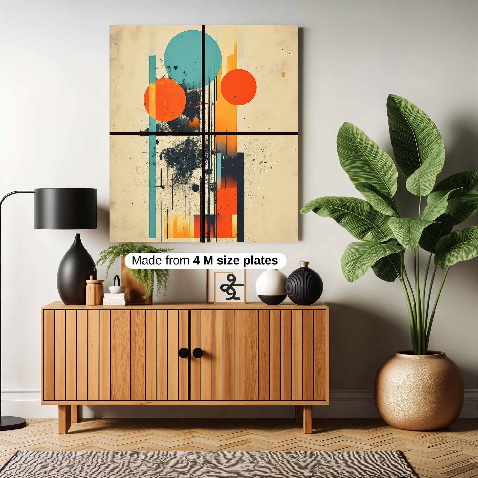 Abstract Whimsy Safe Wall Magnetic / M