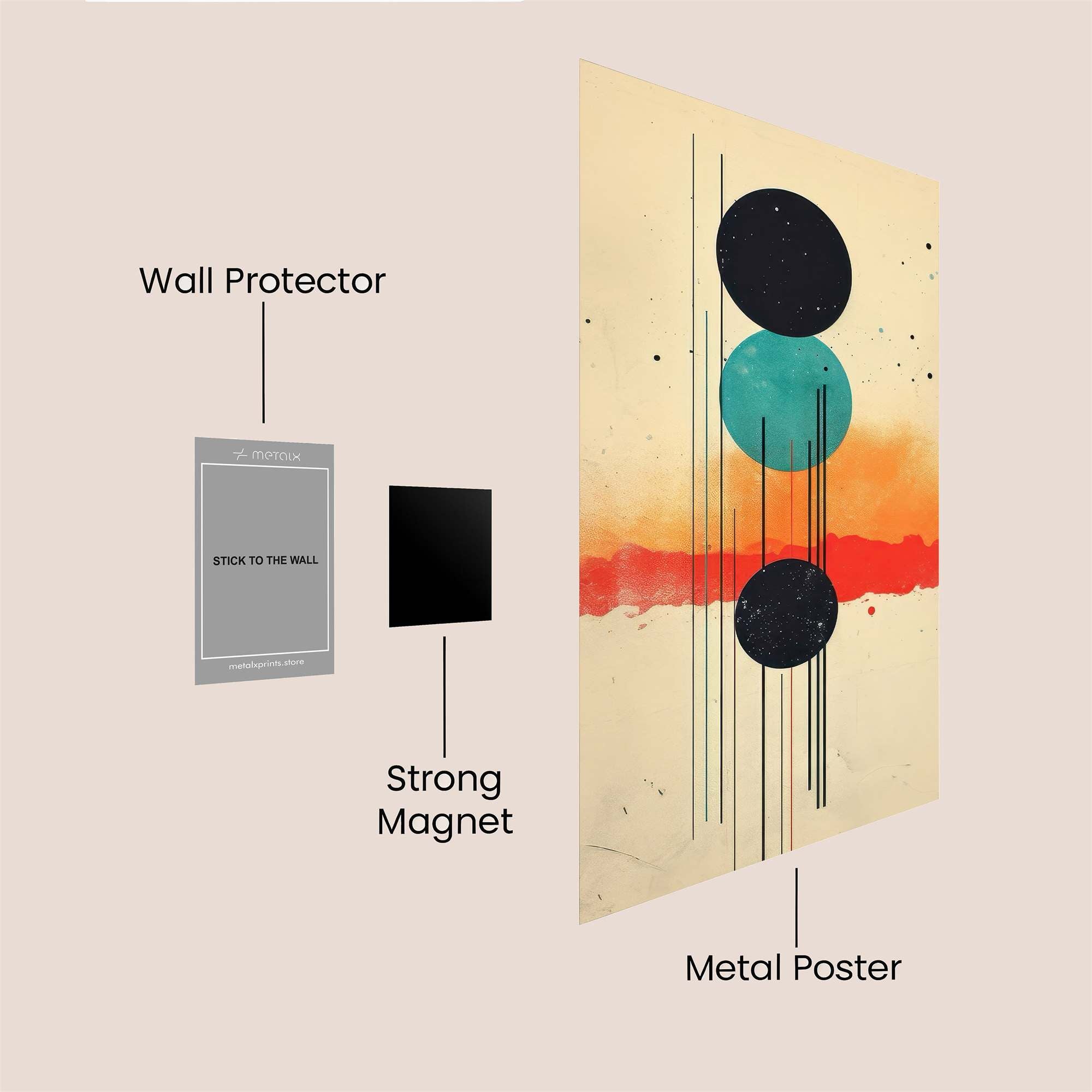 Spheres Serenity Safe Wall Magnetic / M