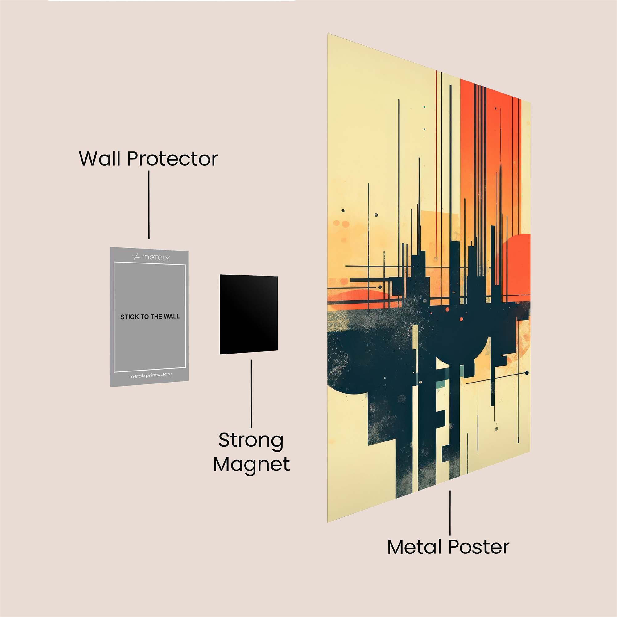 Clown Melancholy Safe Wall Magnetic / M