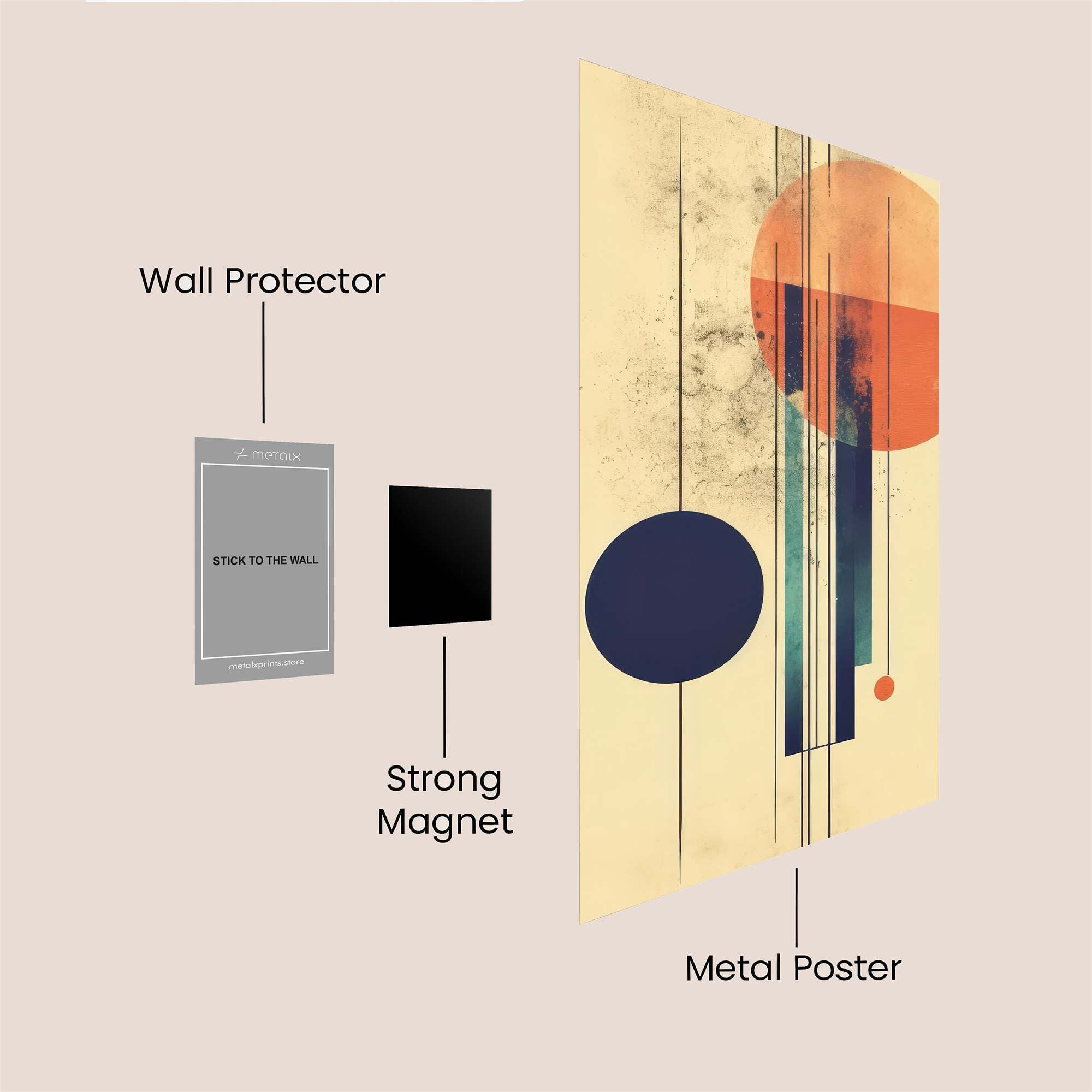 Cube Serene Safe Wall Magnetic / M