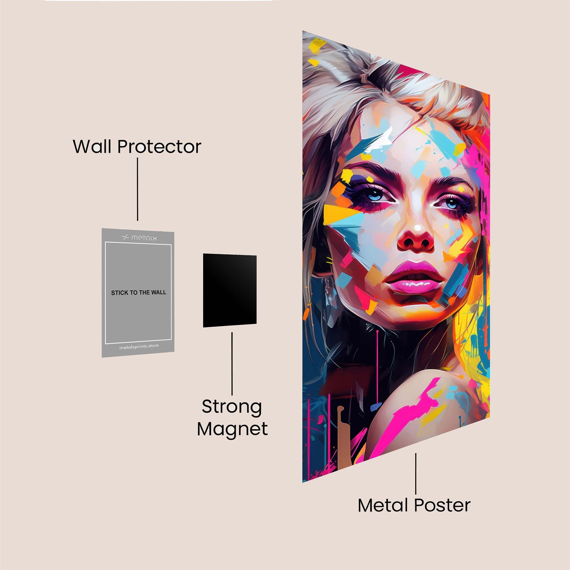 Gold Radiance Safe Wall Magnetic / M