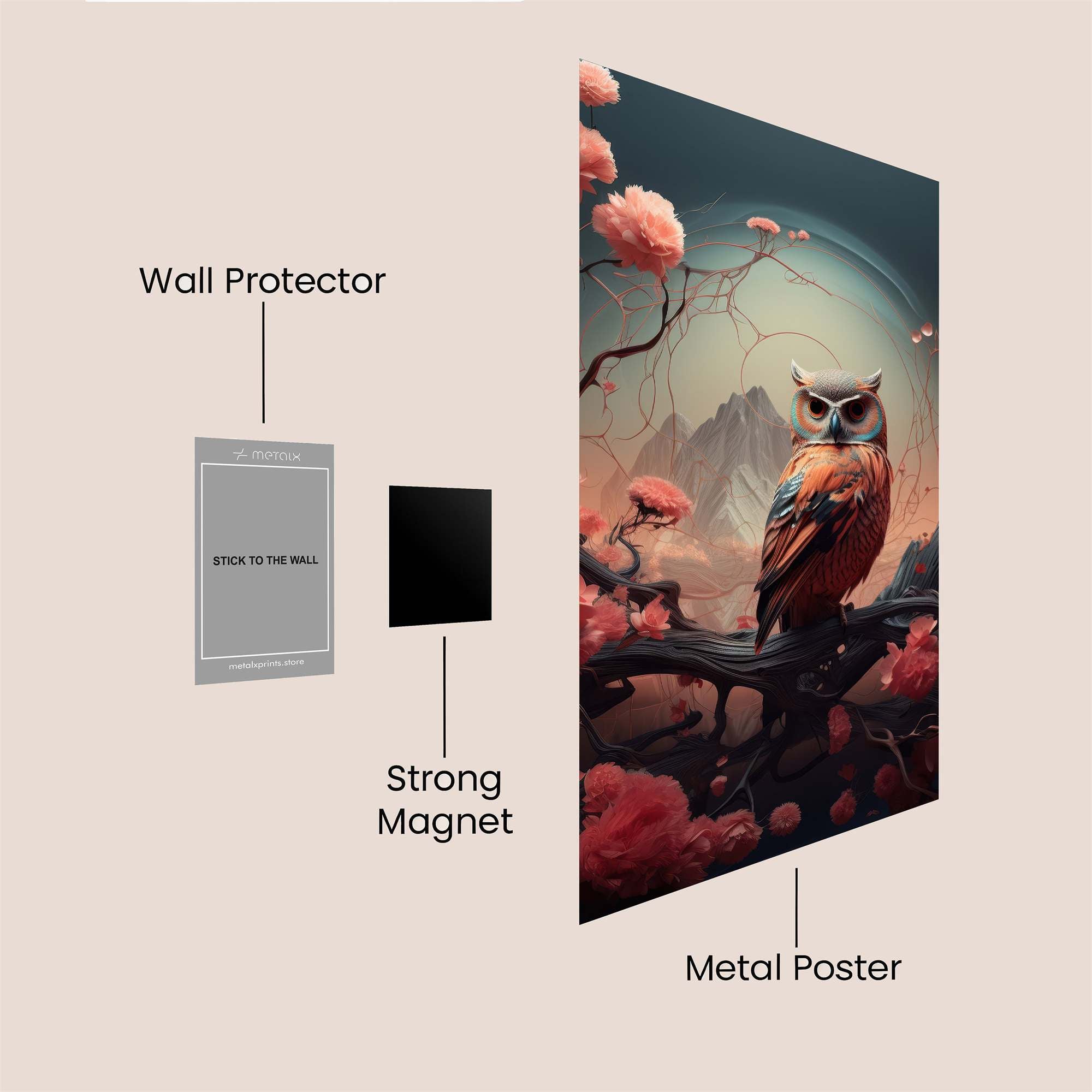 BlossomWatcher Safe Wall Magnetic / M