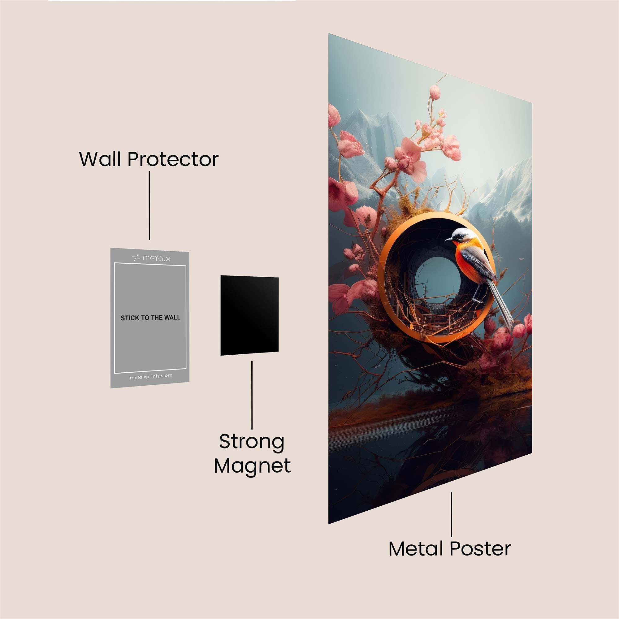 Robin Serenity Safe Wall Magnetic / M