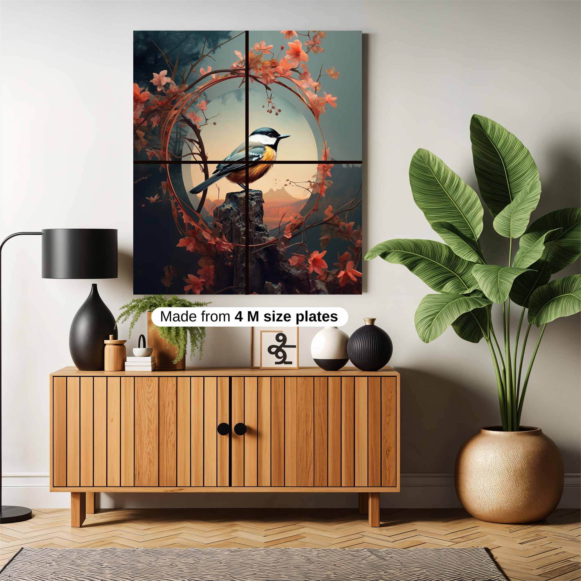 Chickadee Serenity Safe Wall Magnetic / M