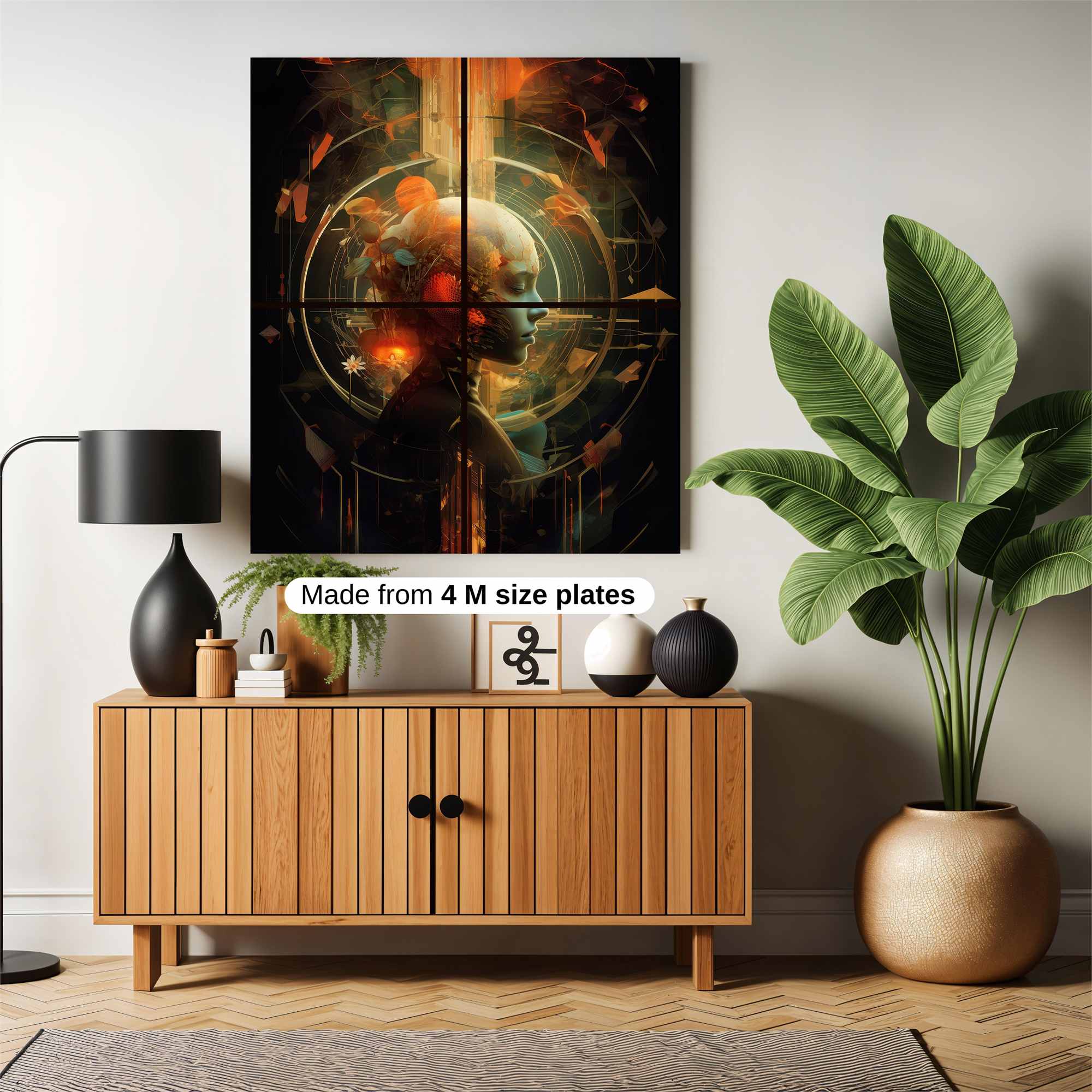 Cyber Serenity Safe Wall Magnetic / M