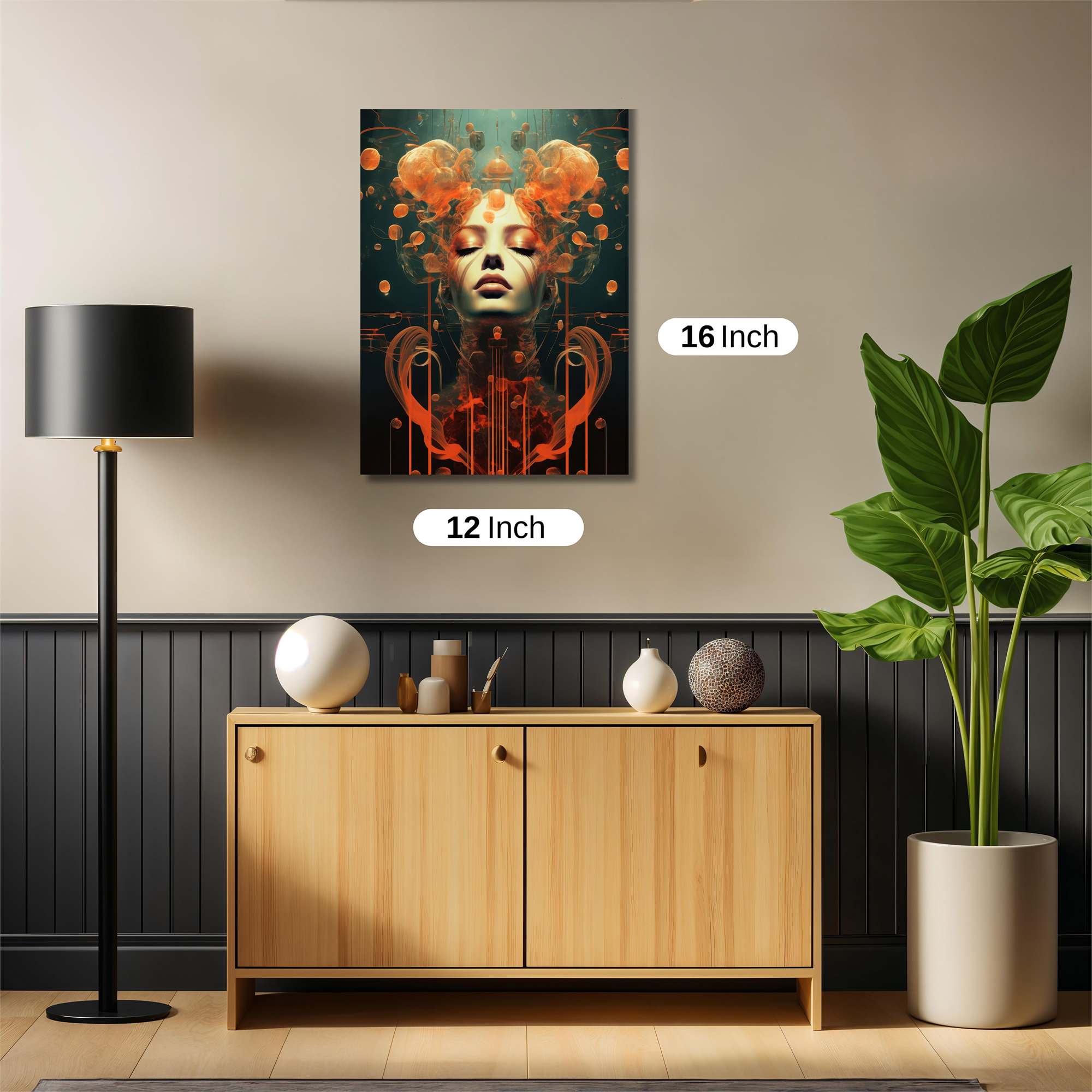 Veiled Agony Safe Wall Magnetic / M