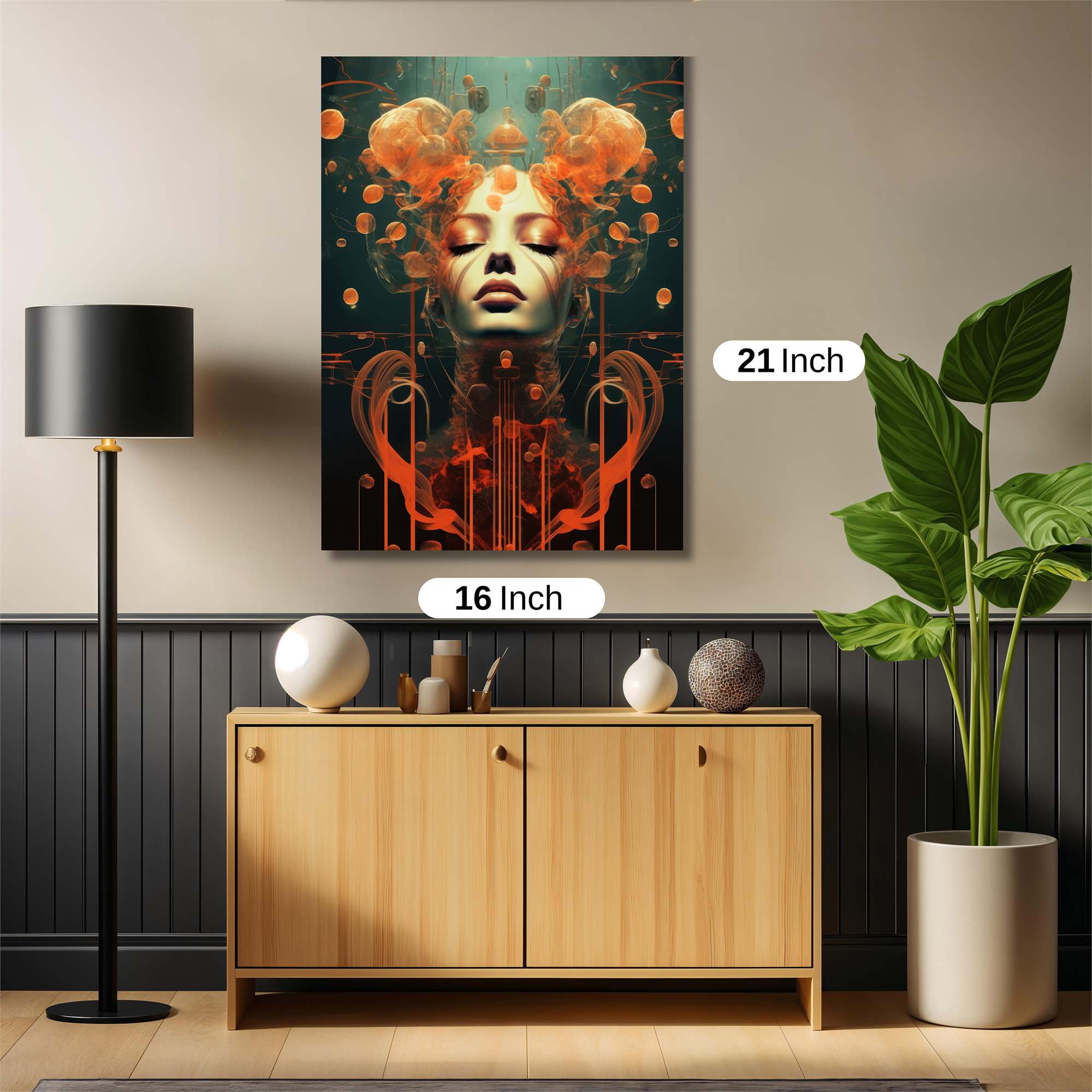 Veiled Agony Safe Wall Magnetic / M