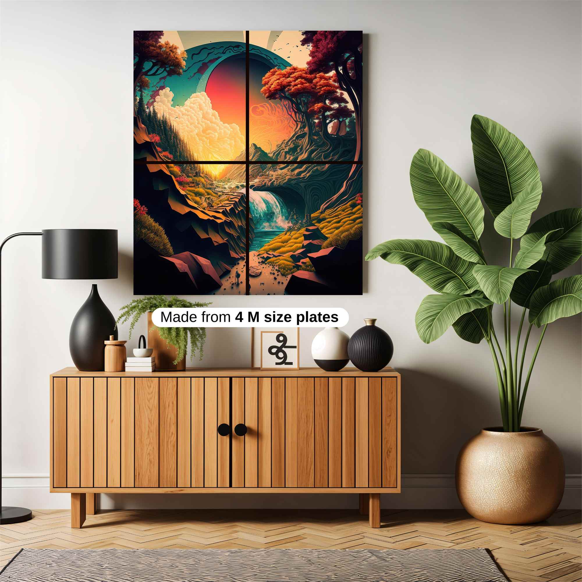 Sunset Serenity Safe Wall Magnetic / M