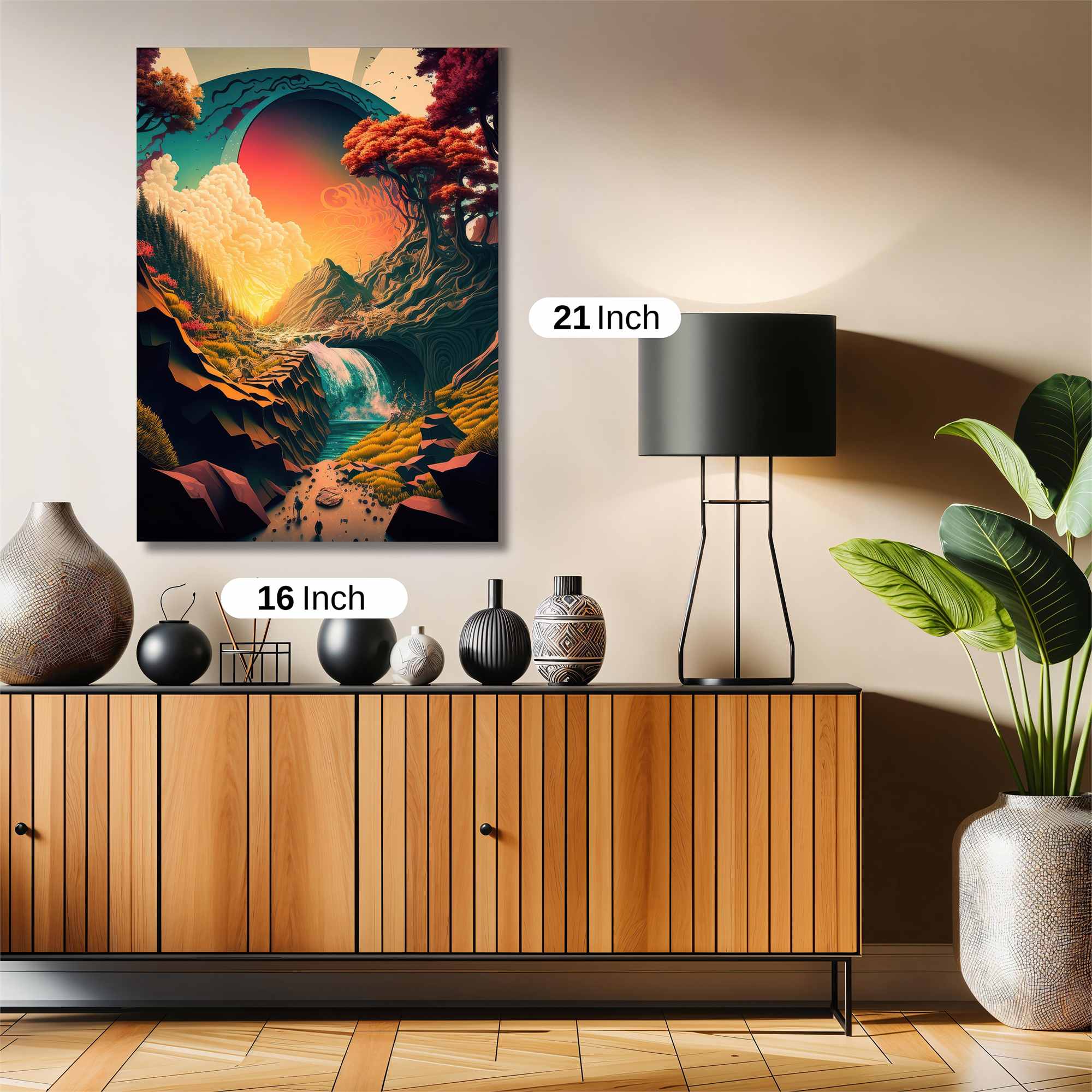 Sunset Serenity Safe Wall Magnetic / M