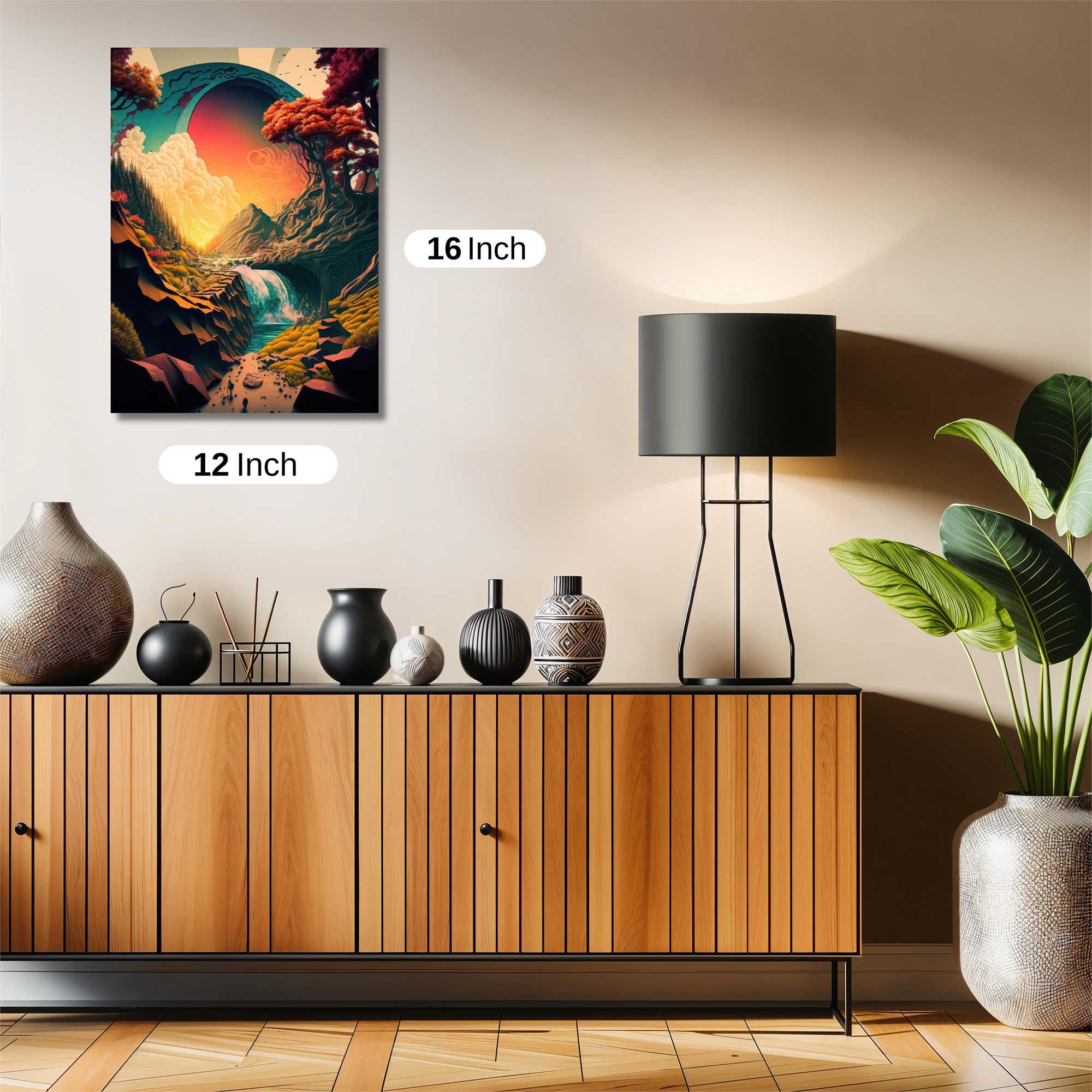 Sunset Serenity Safe Wall Magnetic / M