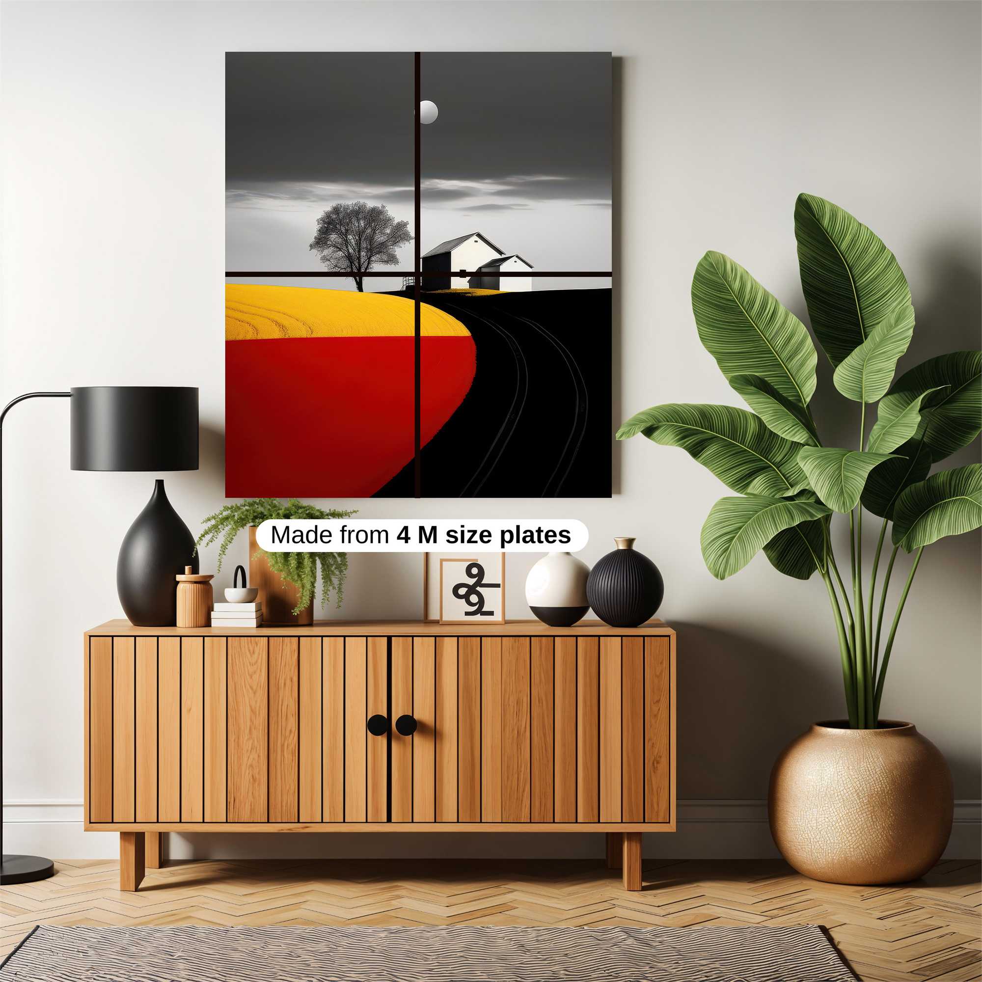 Moonlit Solitude Safe Wall Magnetic / M