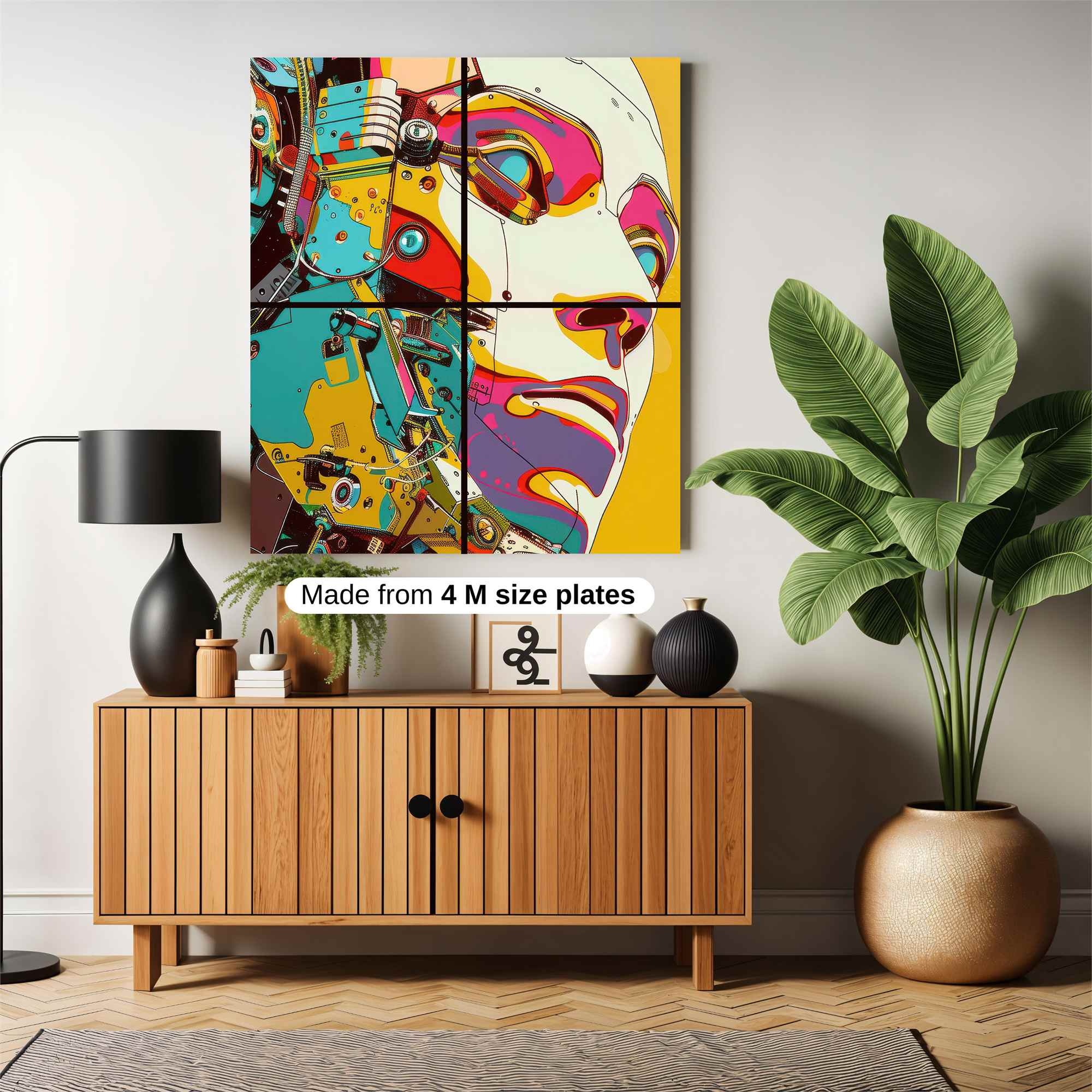 Futuristic Extravaganza Safe Wall Magnetic / M