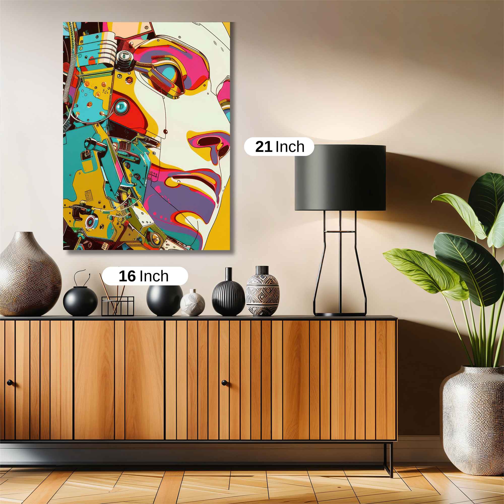 Futuristic Extravaganza Safe Wall Magnetic / M