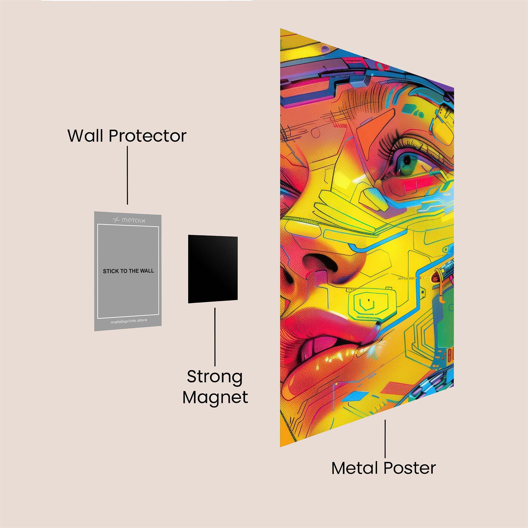 Anubis Enigma Safe Wall Magnetic / M