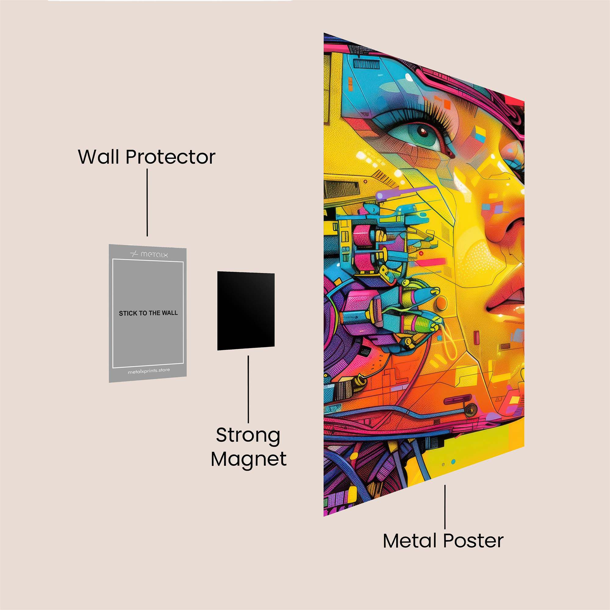 Deserted Citadel Safe Wall Magnetic / M